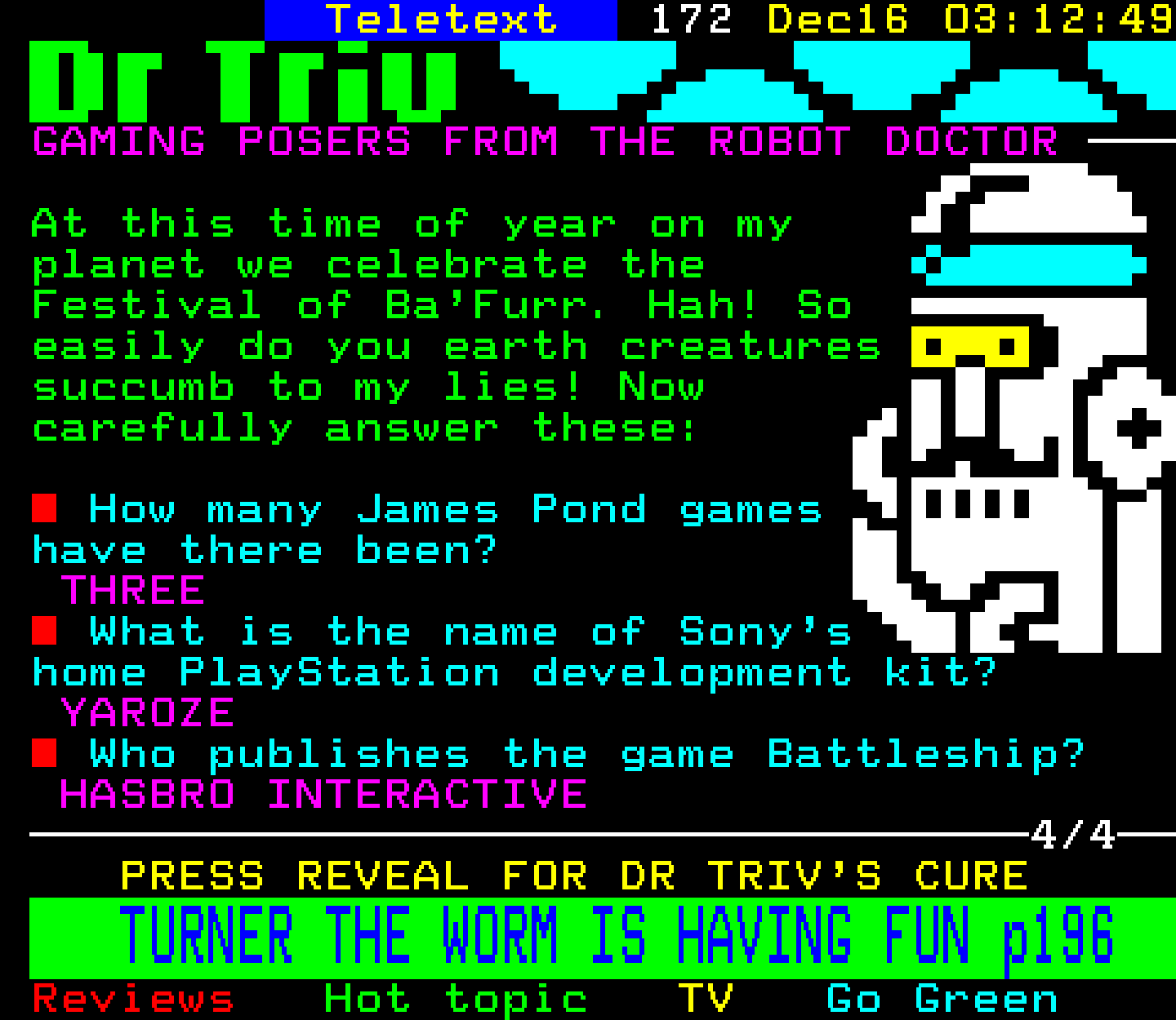 Digitiser, Teletext - 1996
