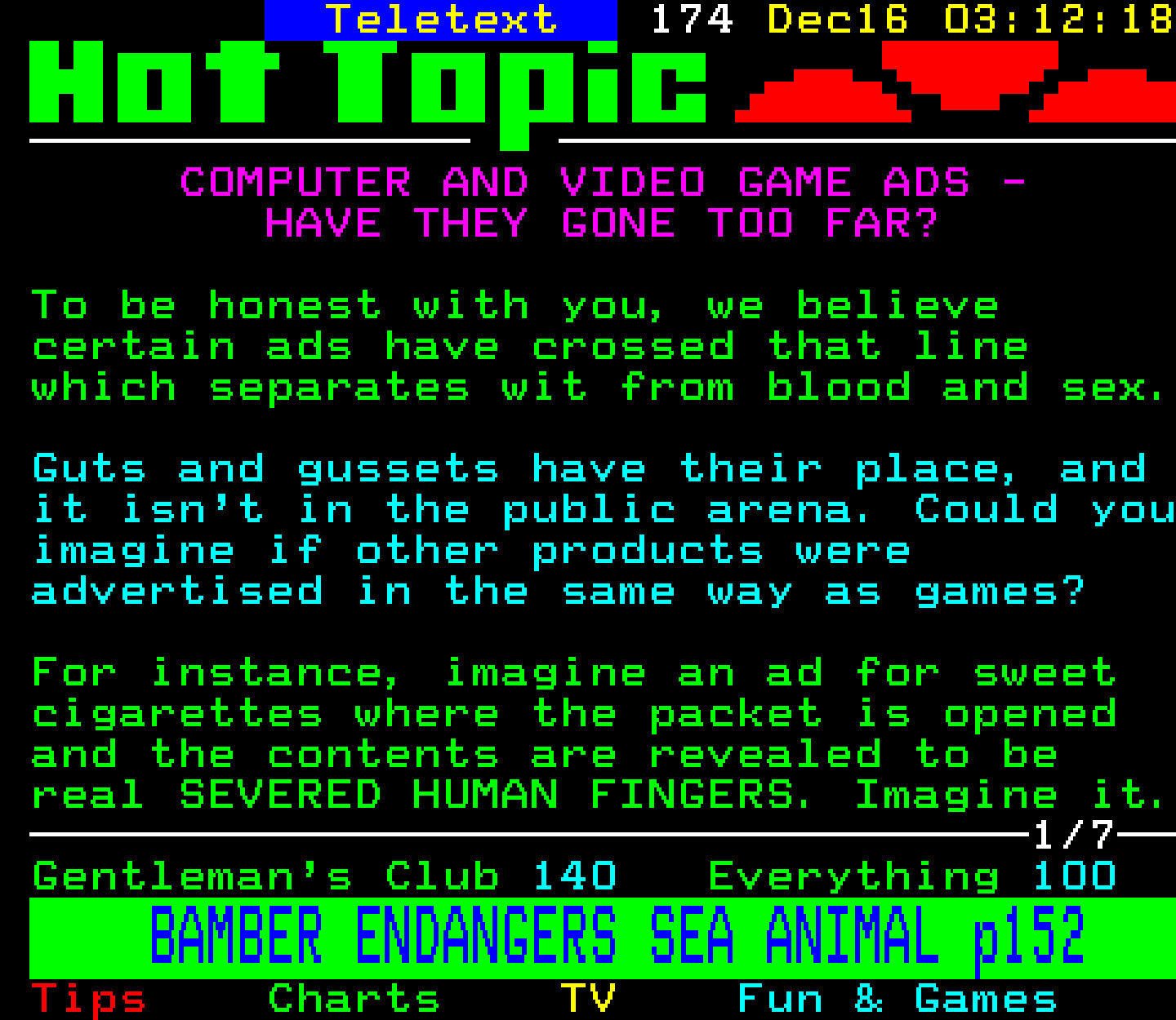 Digitiser, Teletext - 1996