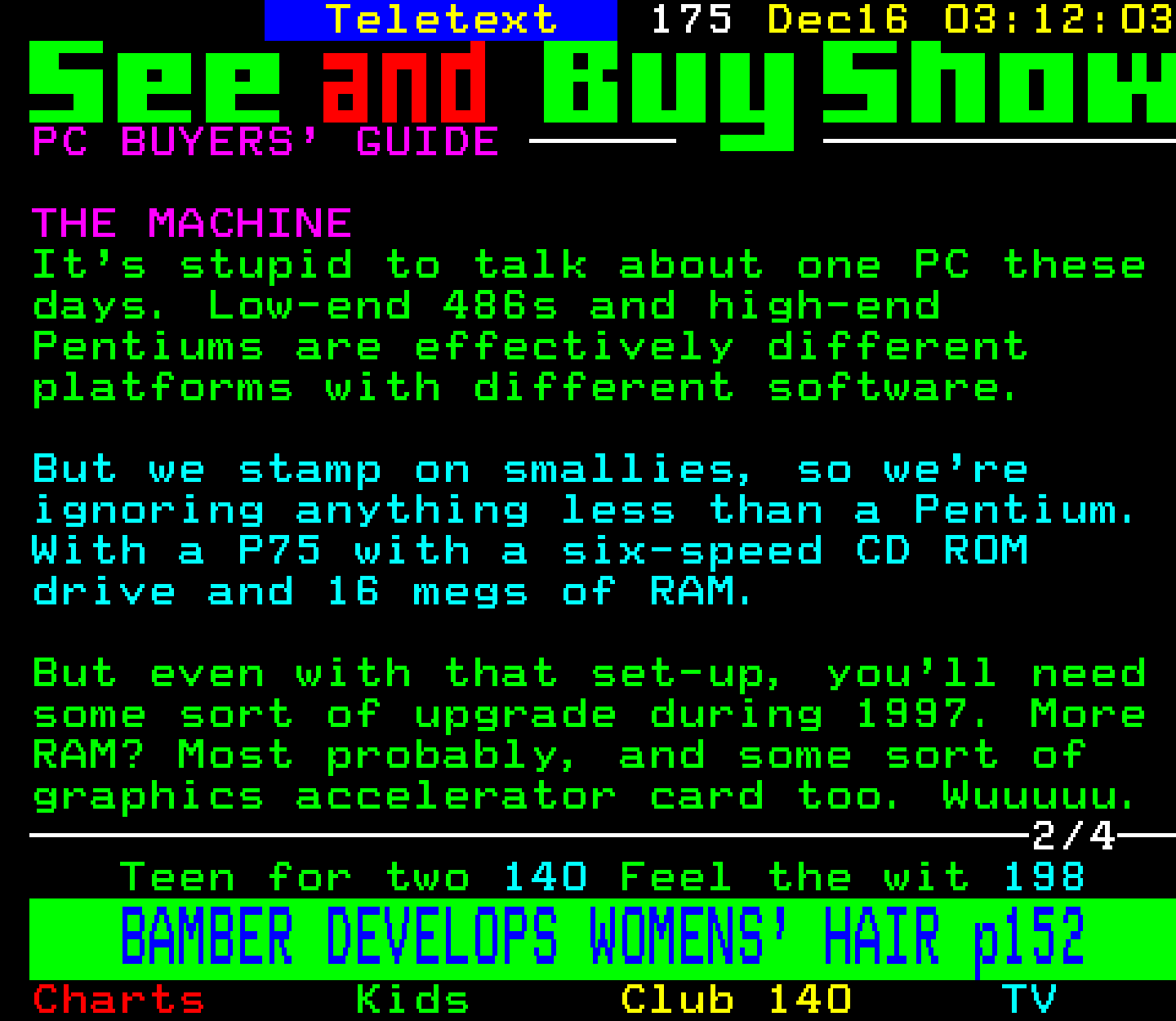 Digitiser, Teletext - 1996