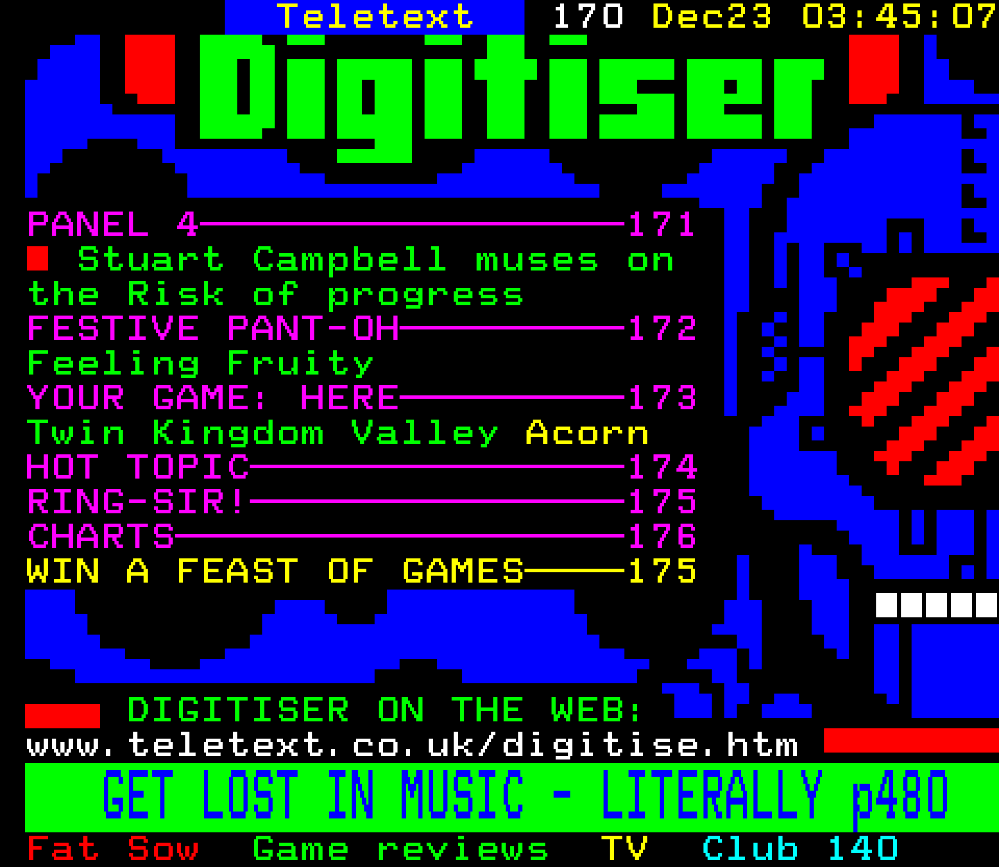 Digitiser, Teletext - 1996