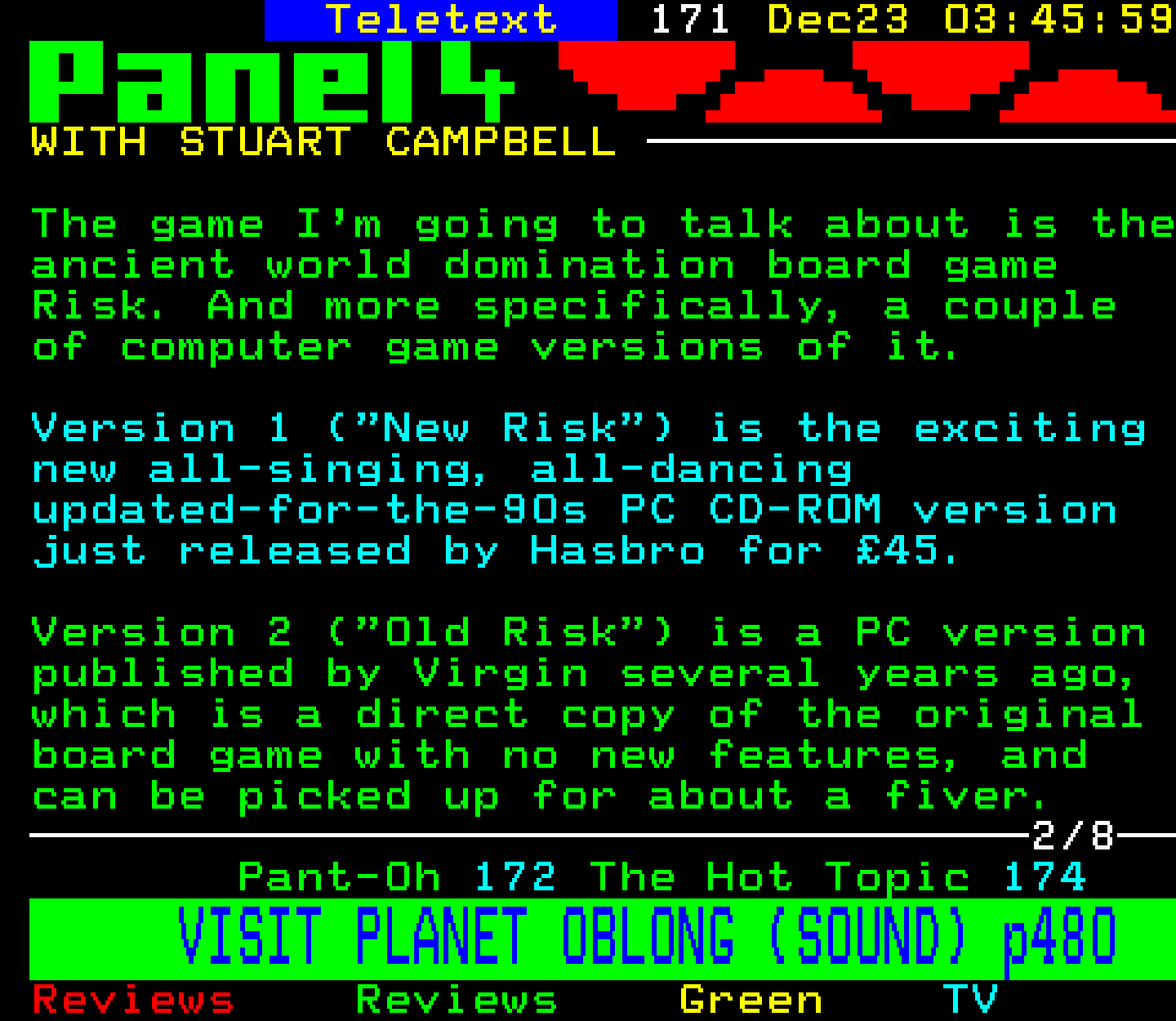 Digitiser, Teletext - 1996