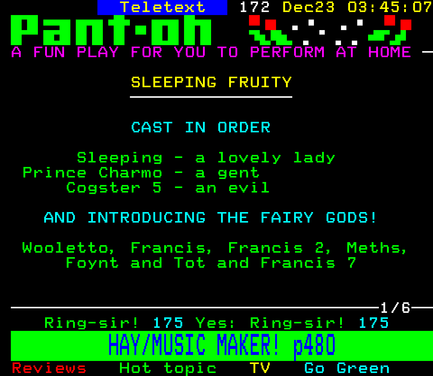 Digitiser, Teletext - 1996