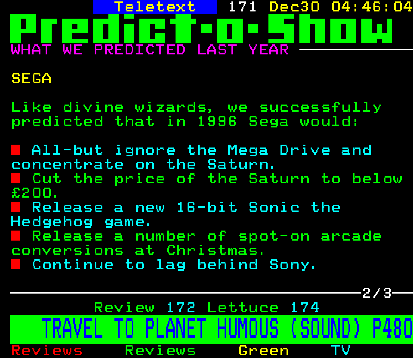 Digitiser, Teletext - 1996