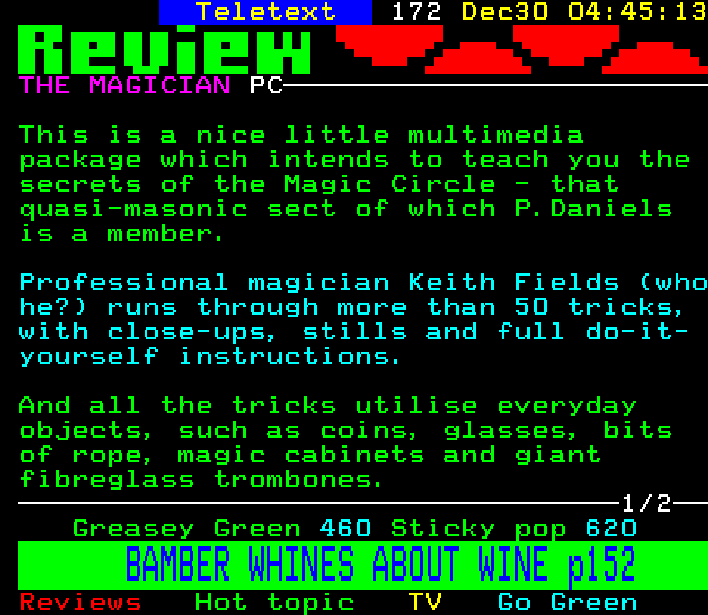 Digitiser, Teletext - 1996