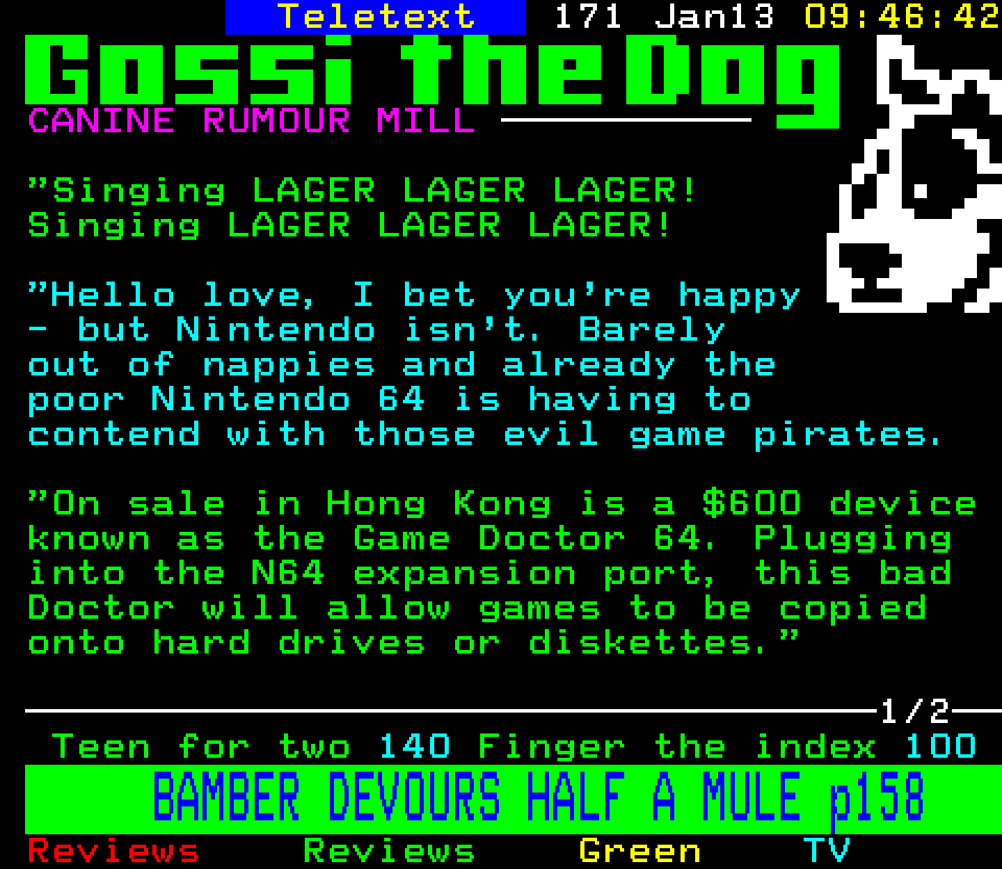 Digitiser, Teletext - 1997