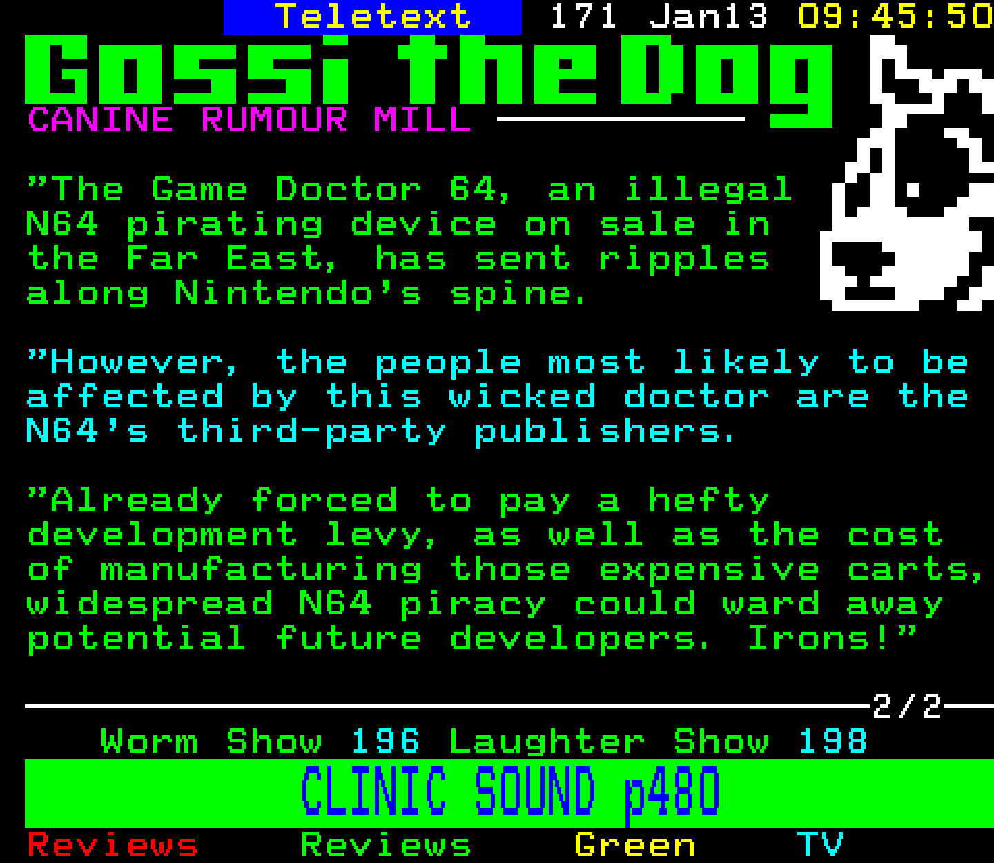 Digitiser, Teletext - 1997