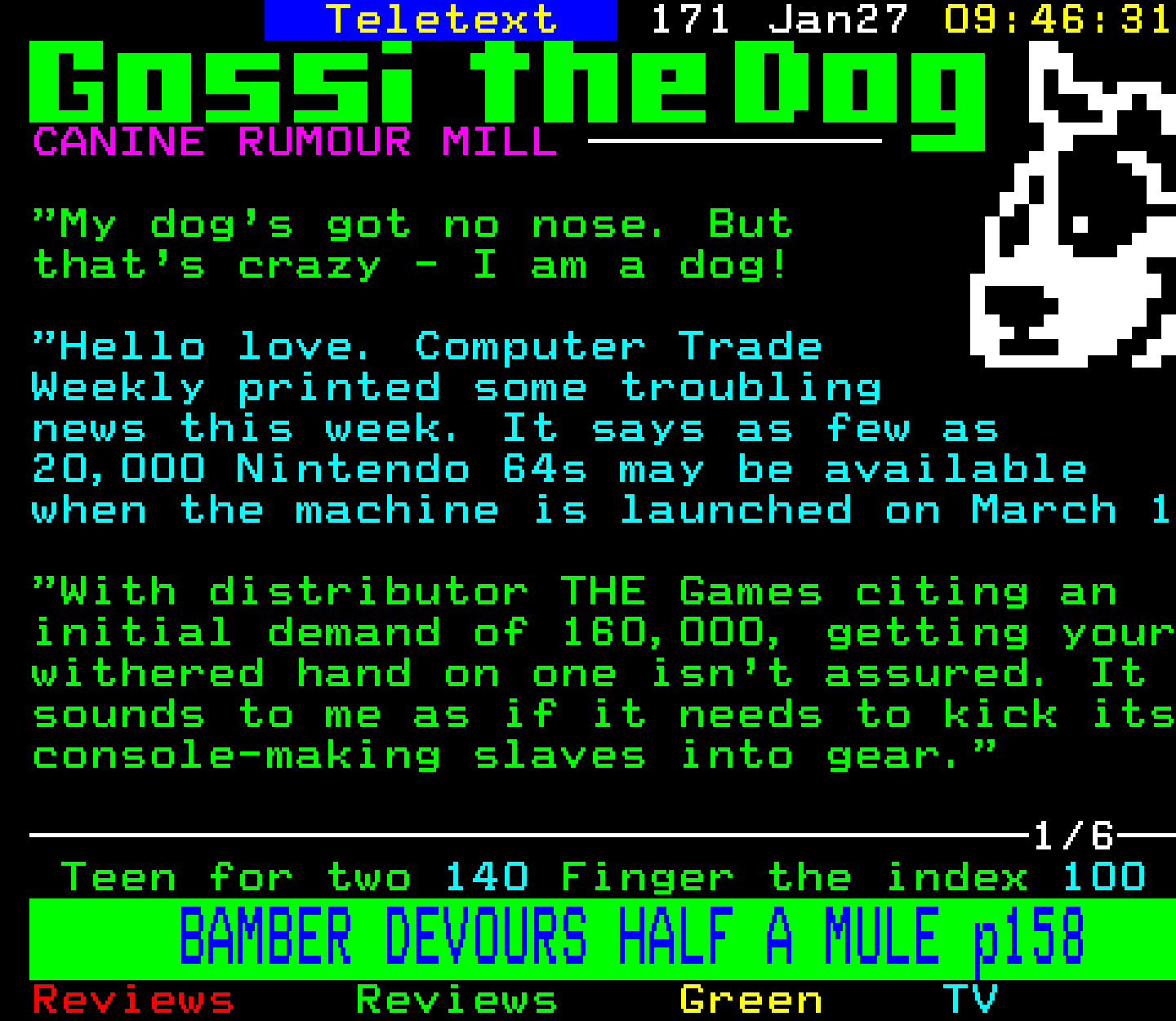 Digitiser, Teletext - 1997