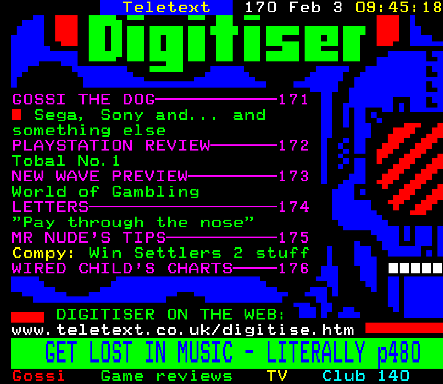 Digitiser, Teletext - 1997