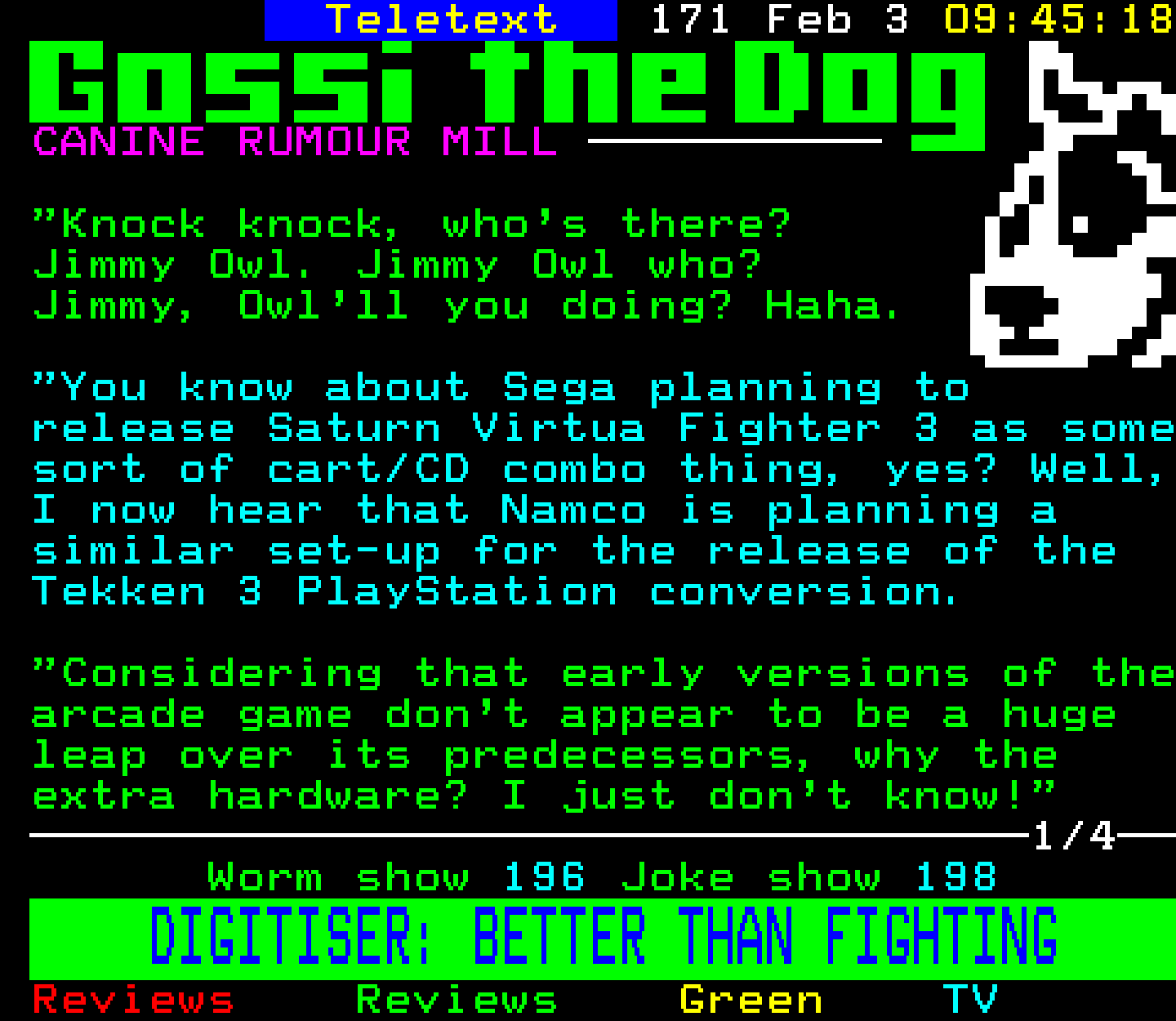Digitiser, Teletext - 1997