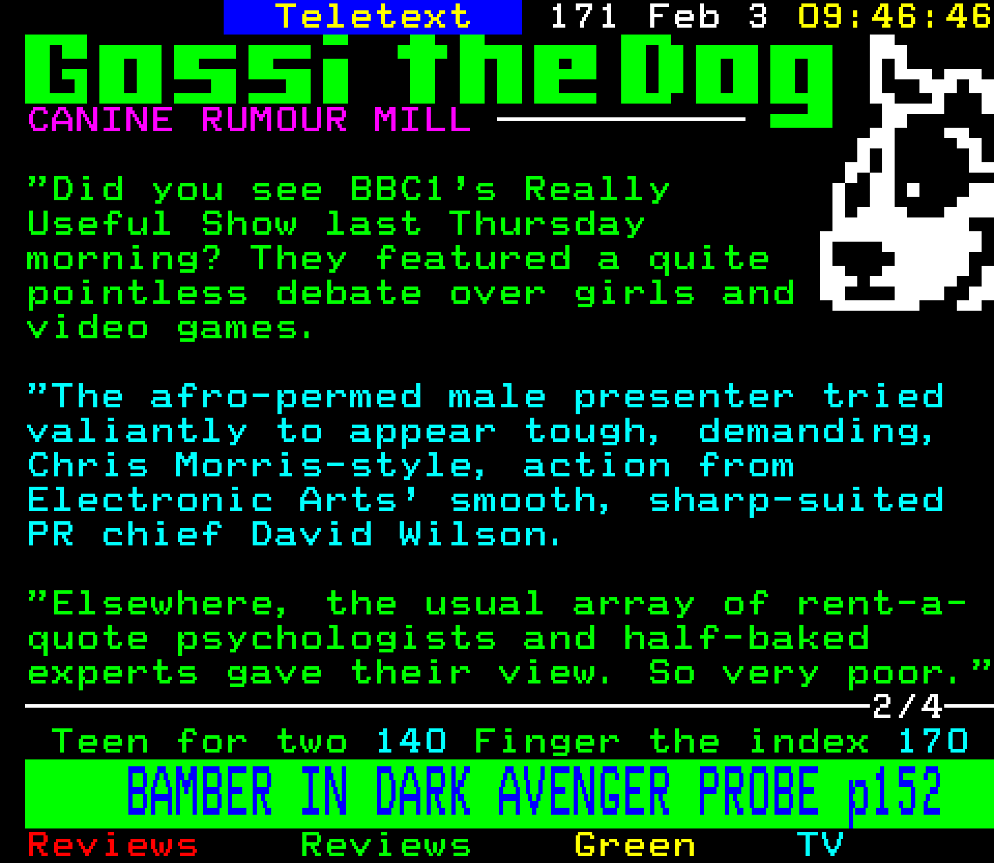 Digitiser, Teletext - 1997