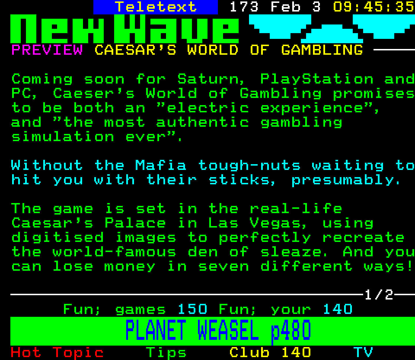 Digitiser, Teletext - 1997