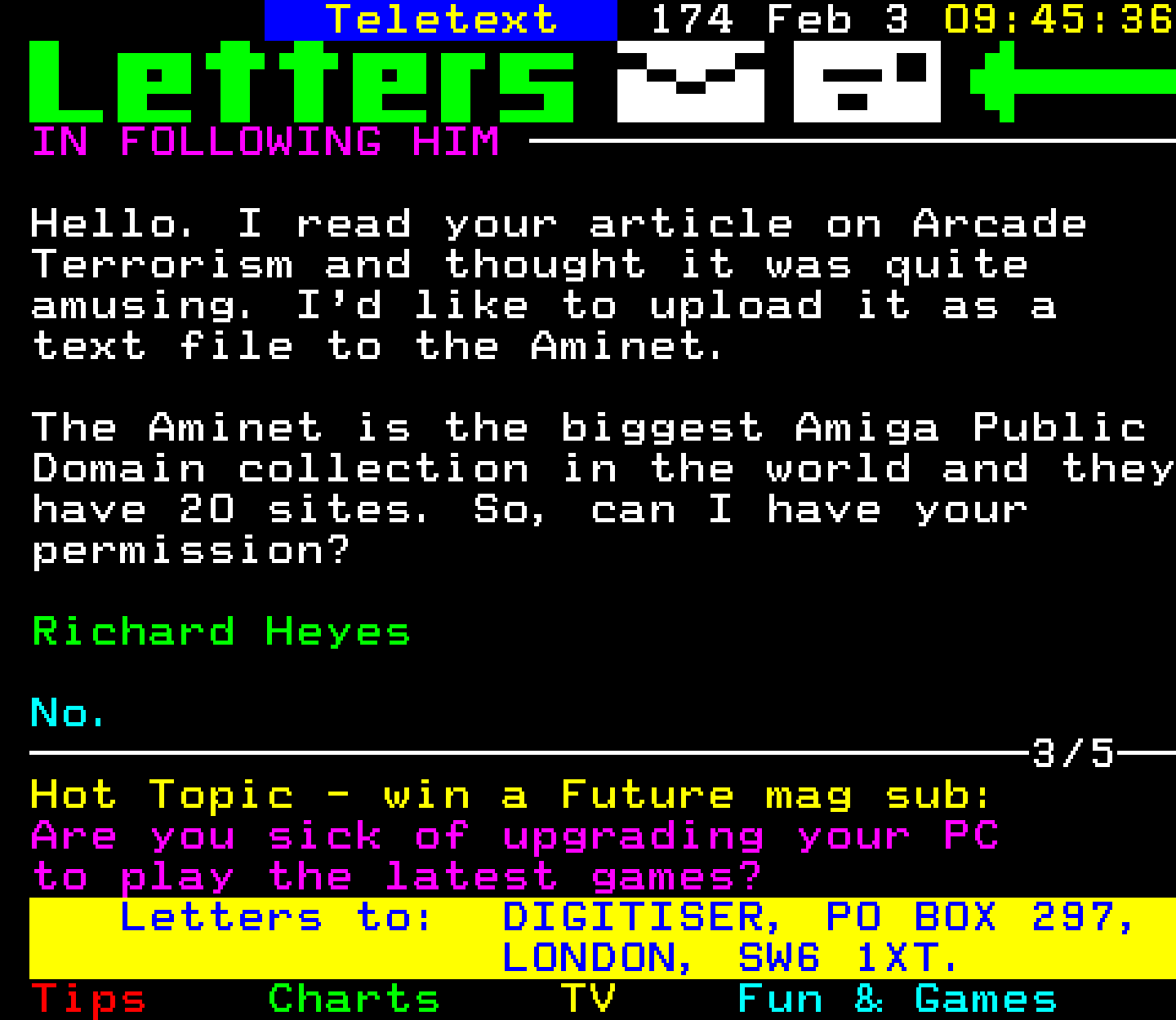 Digitiser, Teletext - 1997