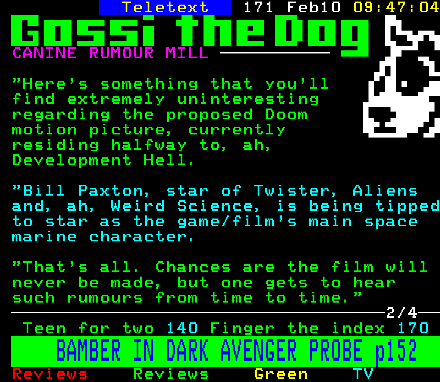Digitiser, Teletext - 1997