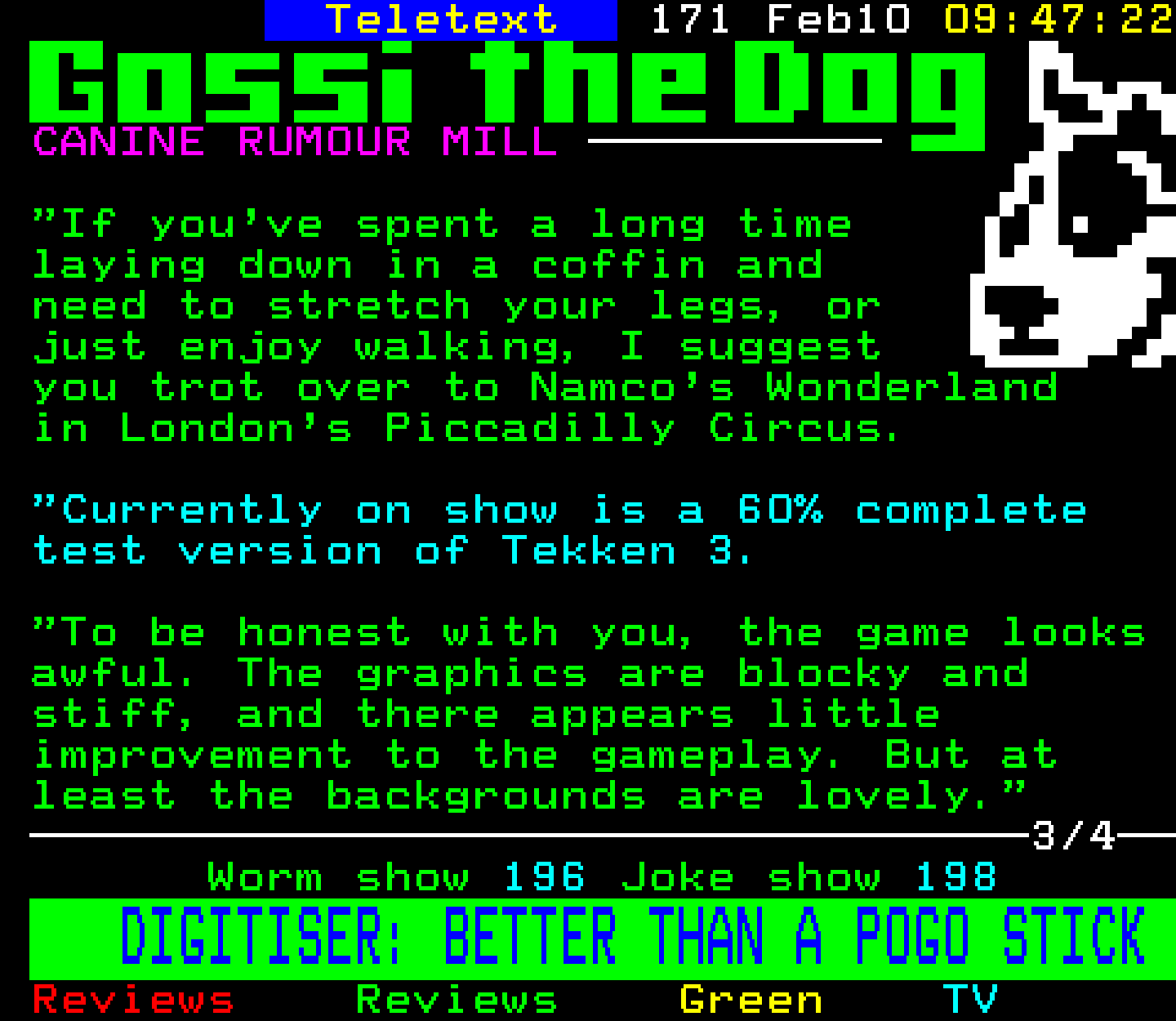Digitiser, Teletext - 1997