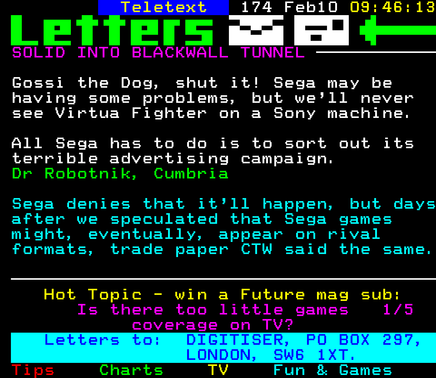 Digitiser, Teletext - 1997