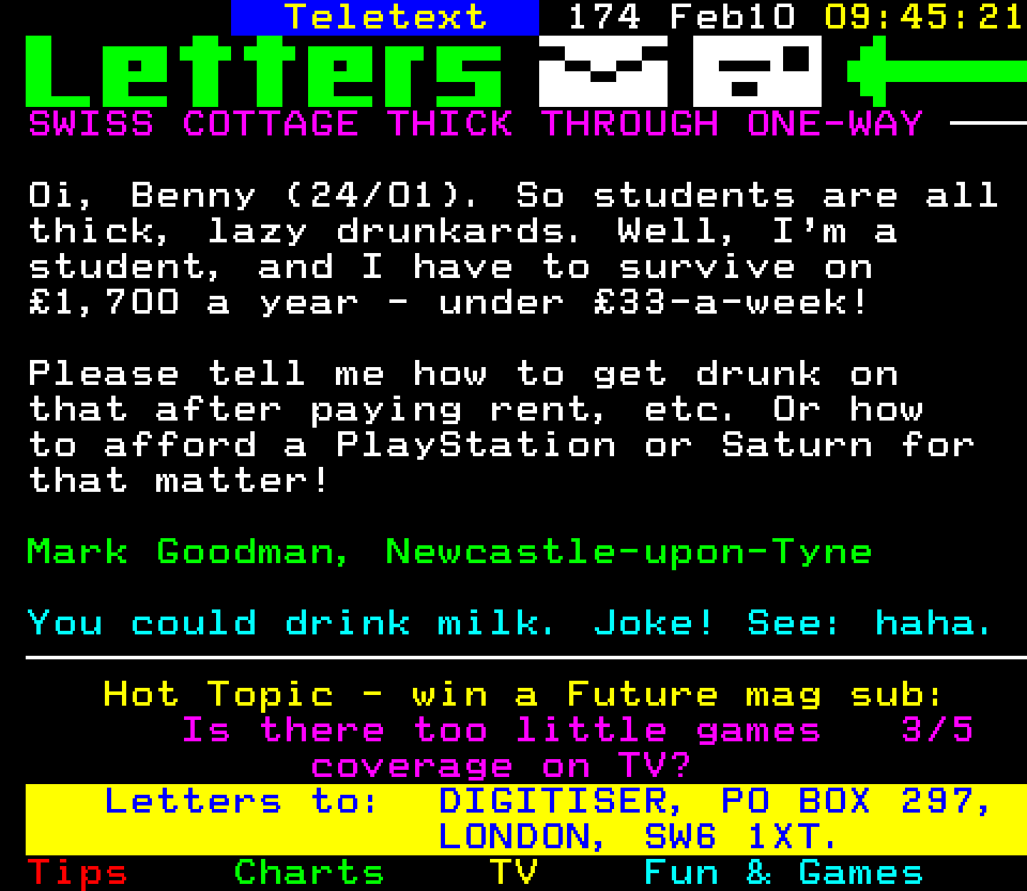 Digitiser, Teletext - 1997