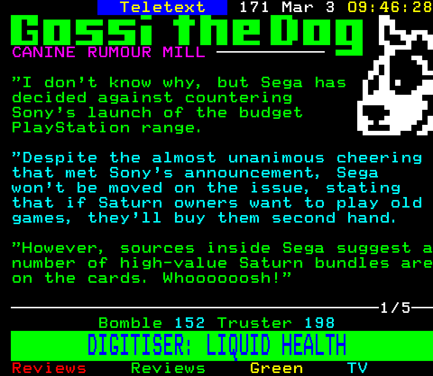 Digitiser, Teletext - 1997