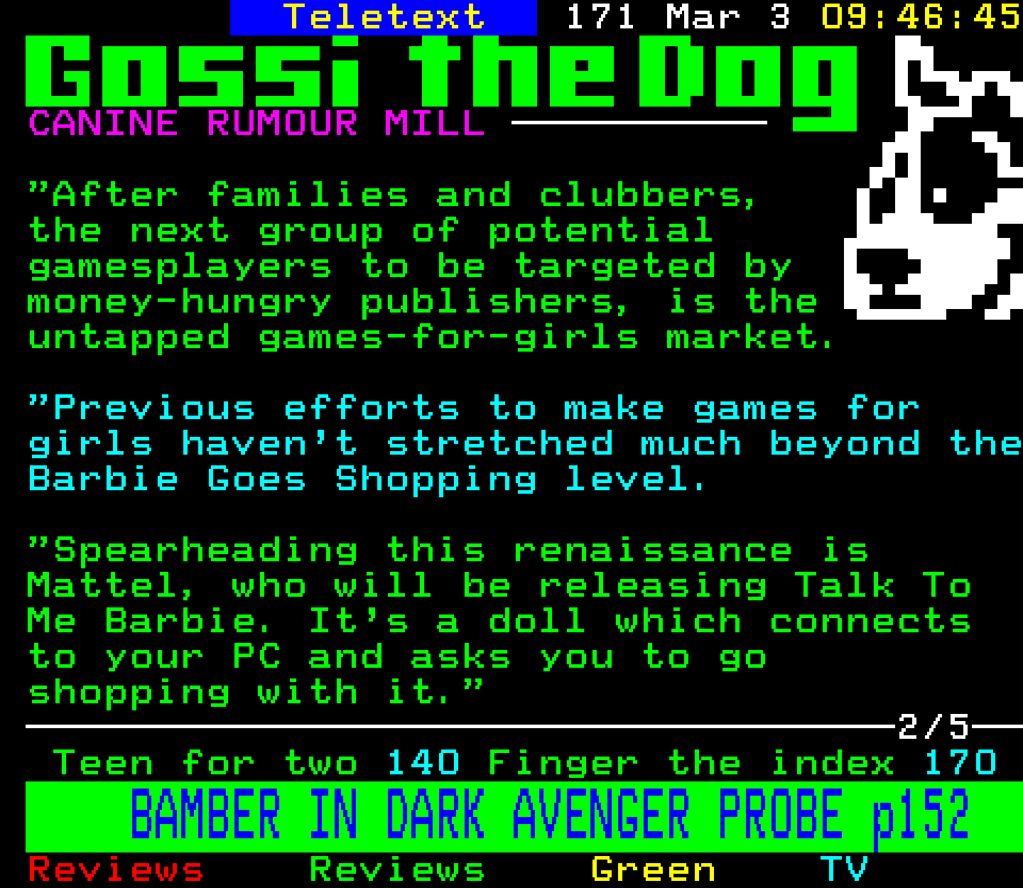 Digitiser, Teletext - 1997
