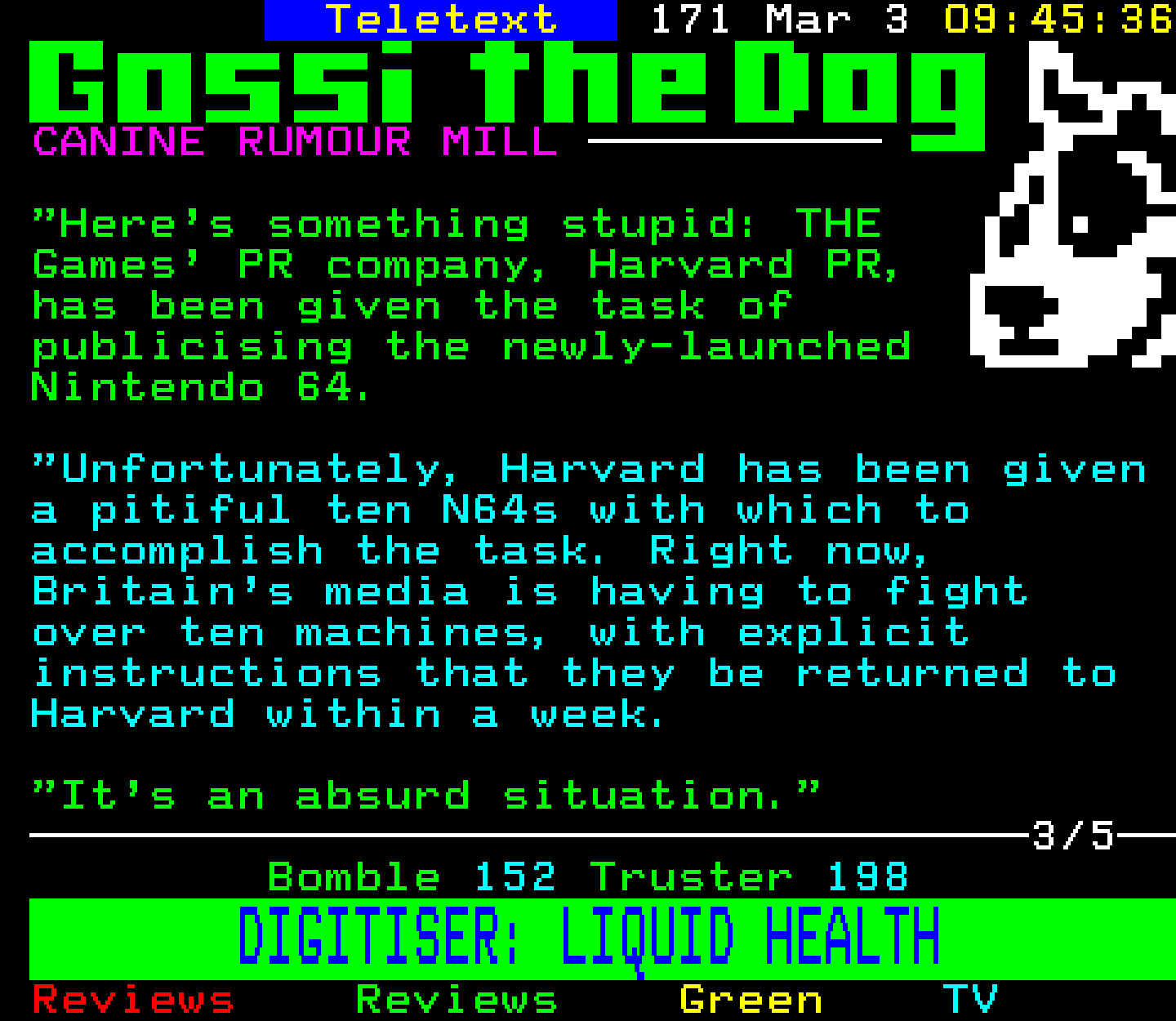 Digitiser, Teletext - 1997