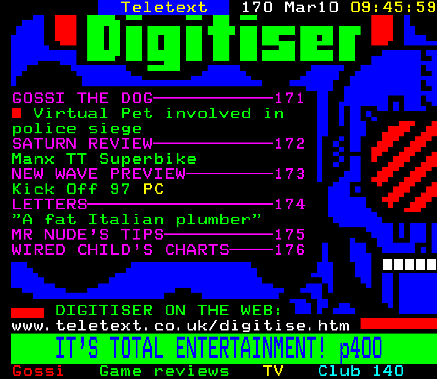Digitiser, Teletext - 1997