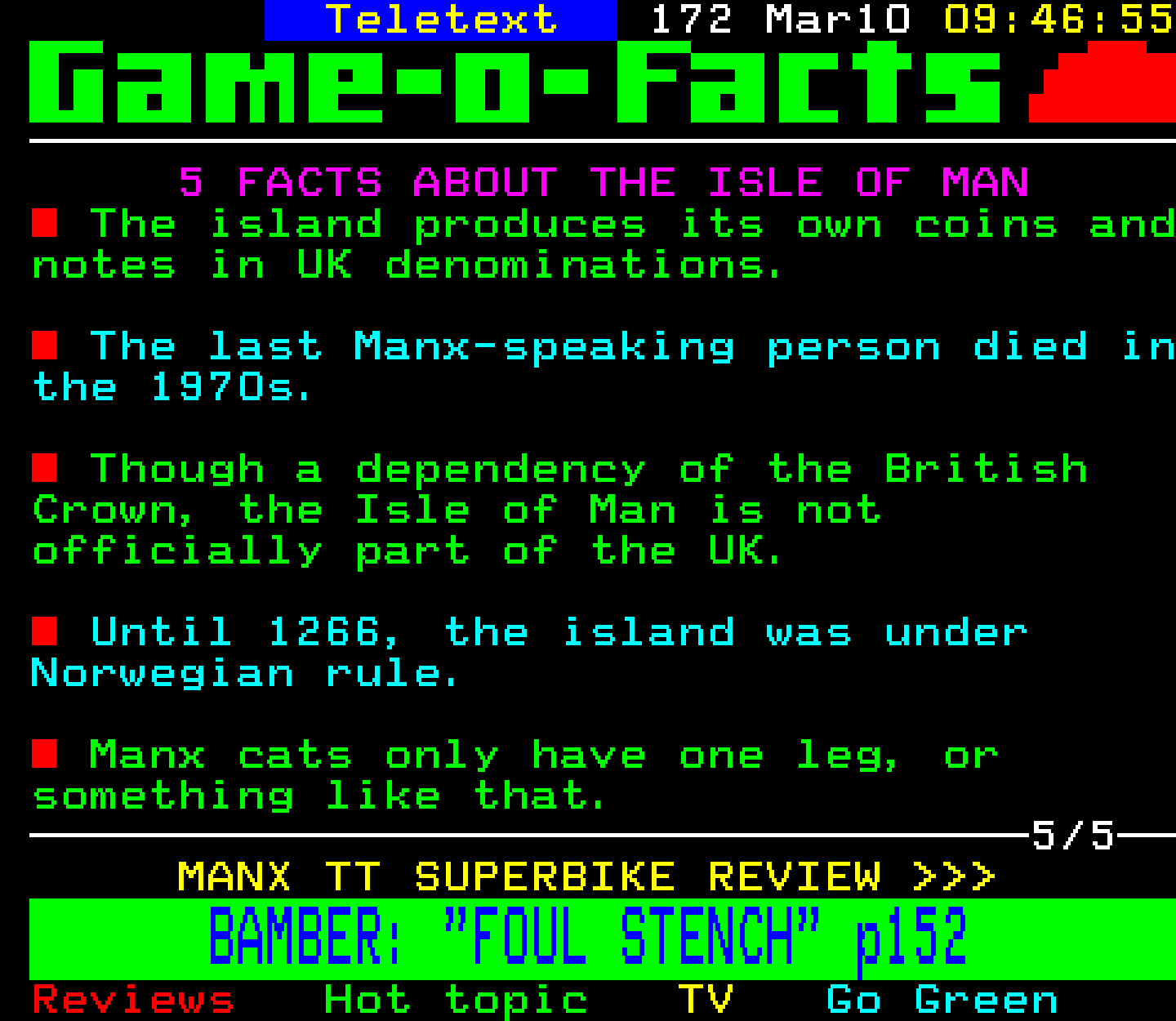 Digitiser, Teletext - 1997