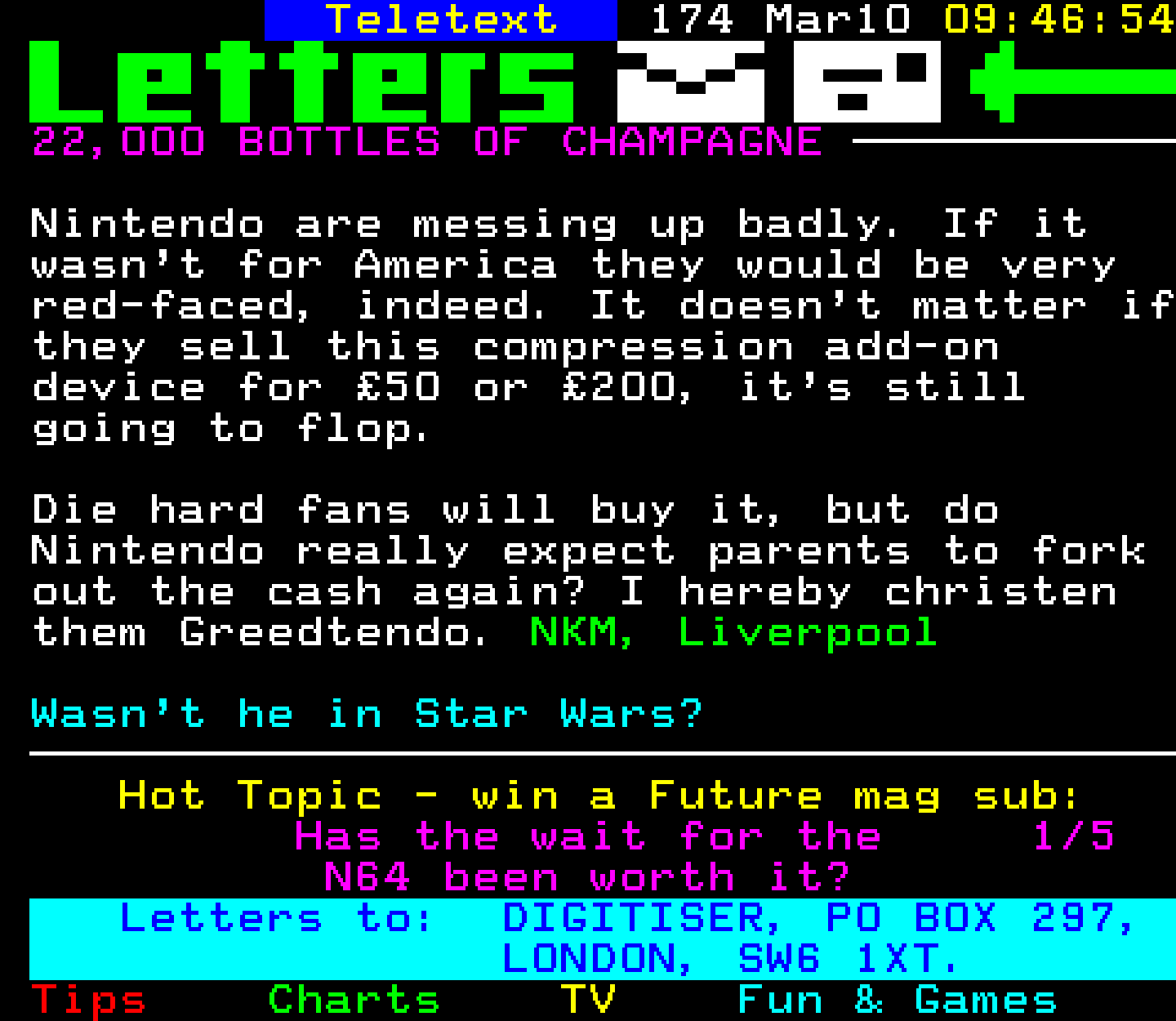 Digitiser, Teletext - 1997