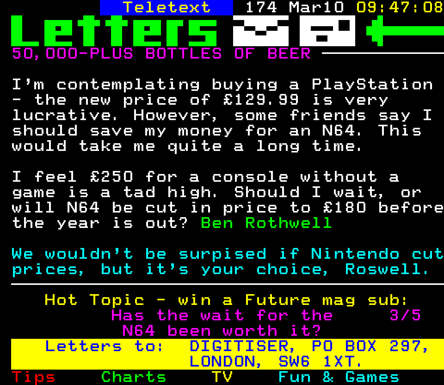 Digitiser, Teletext - 1997