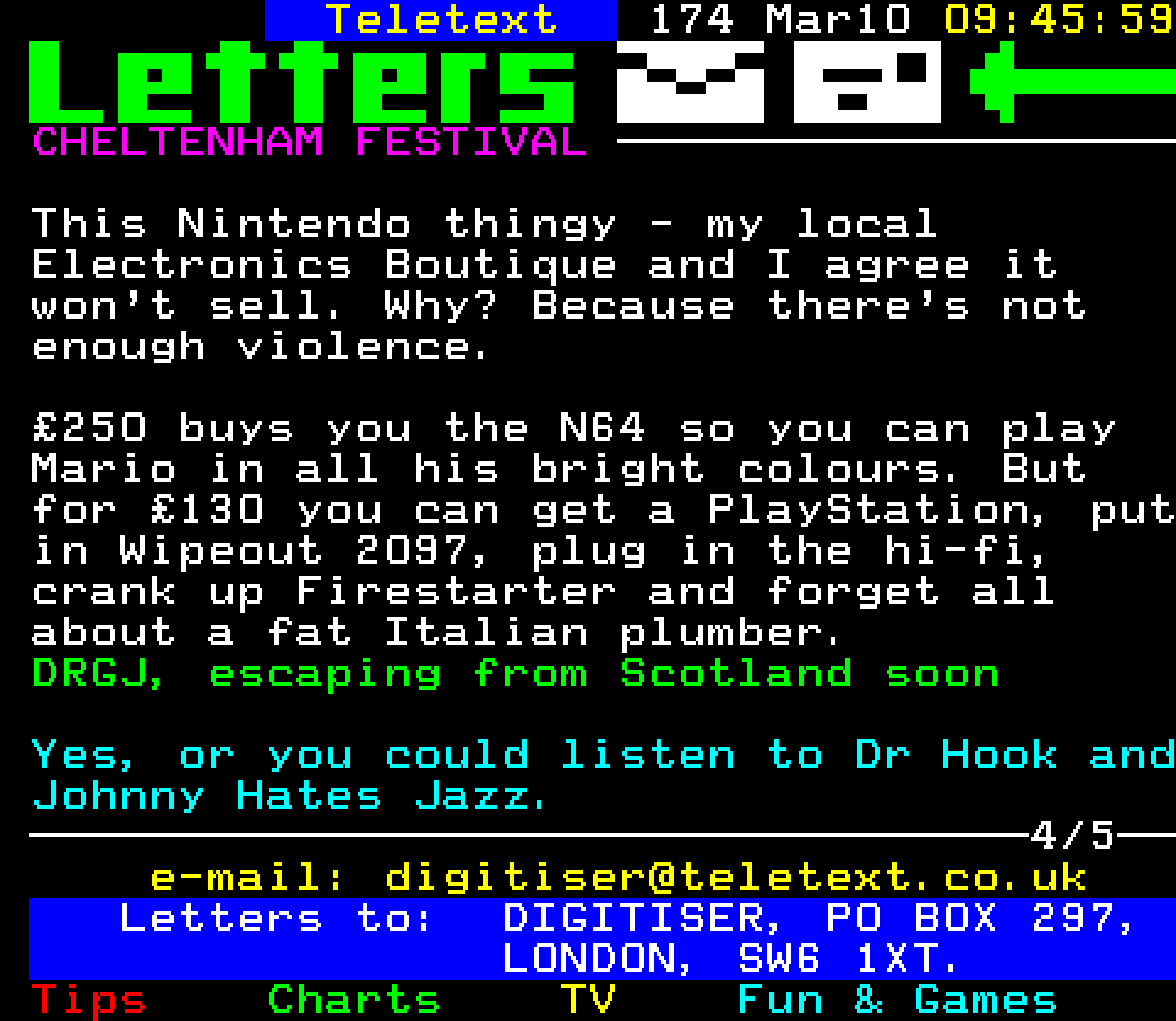 Digitiser, Teletext - 1997
