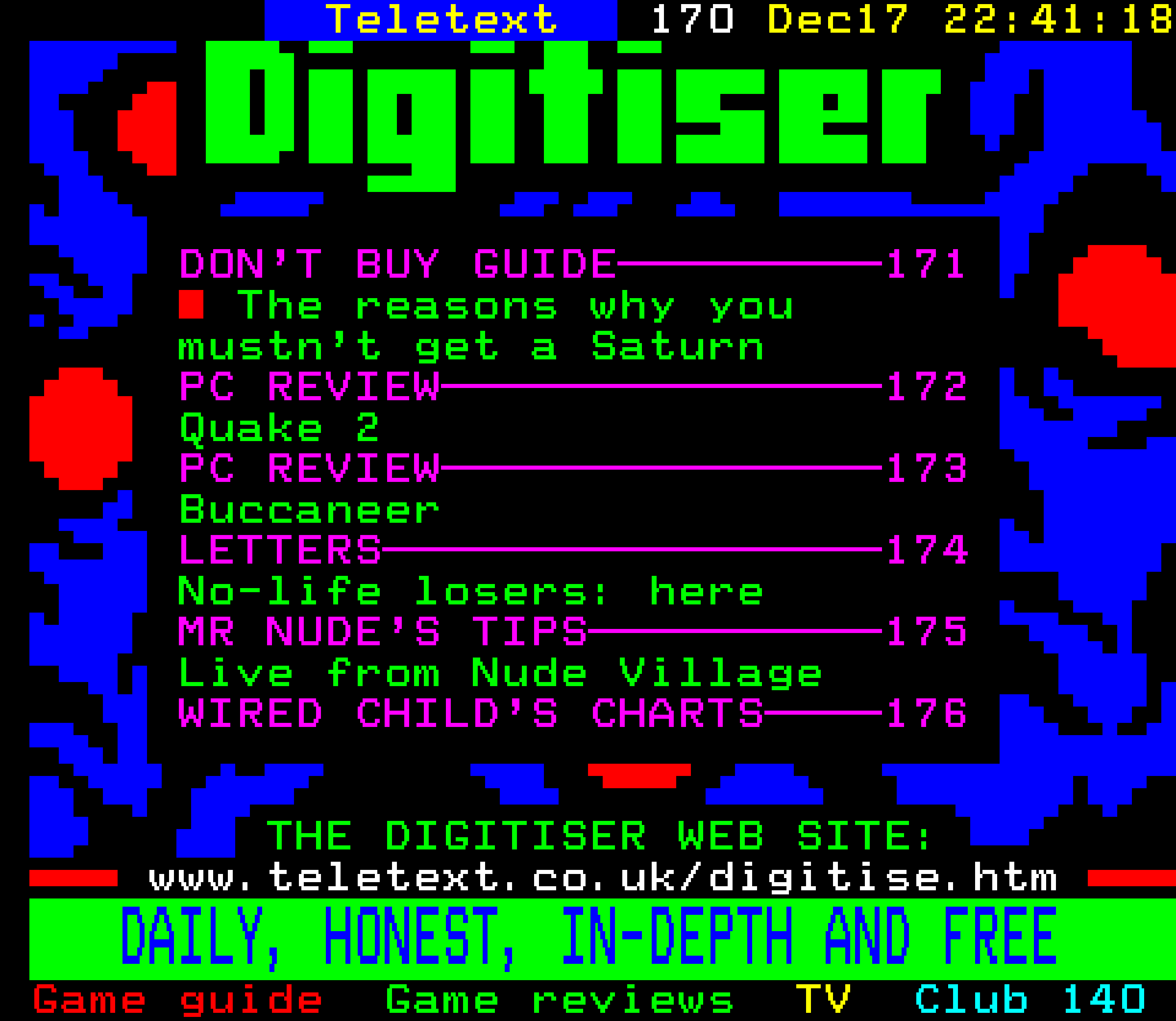 Digitiser, Teletext - 1997