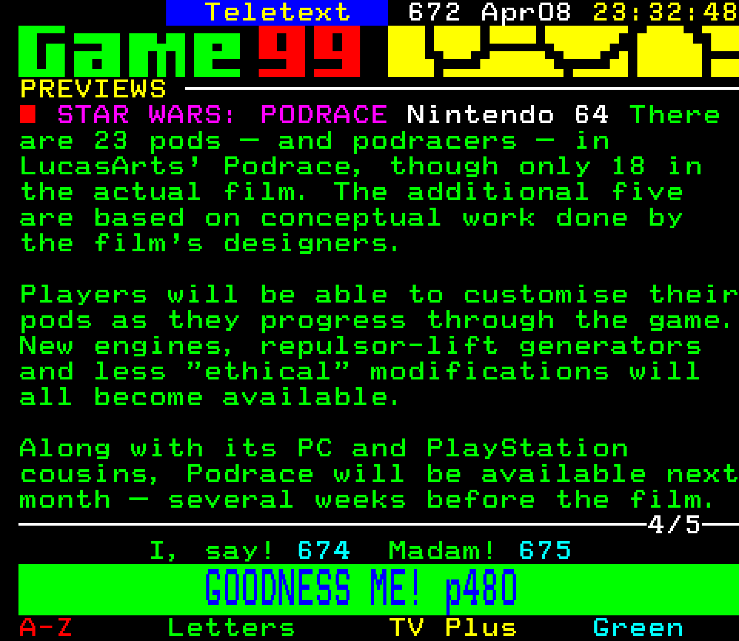 Digitiser, Teletext - 1999