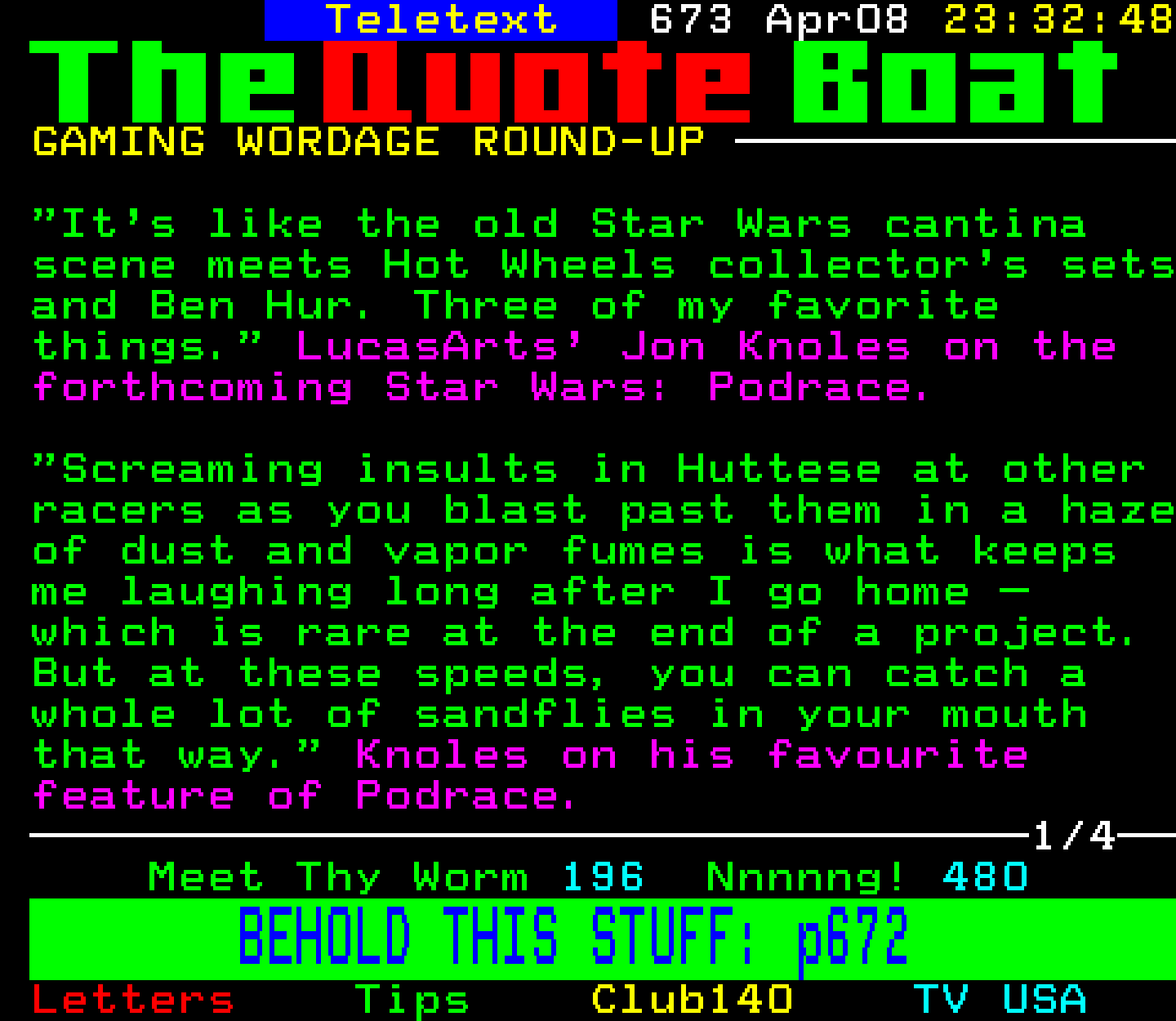 Digitiser, Teletext - 1999