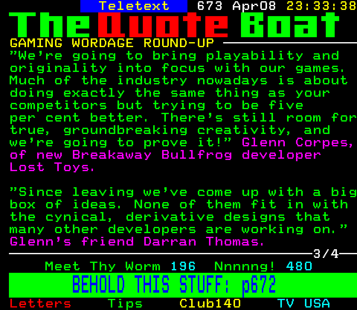 Digitiser, Teletext - 1999