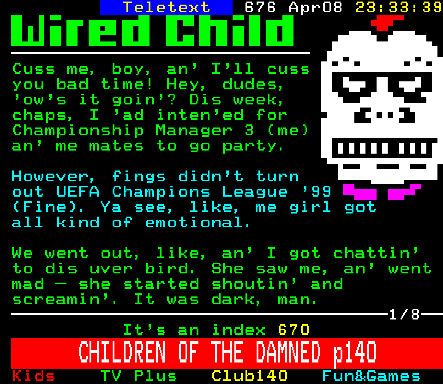 Digitiser, Teletext - 1999