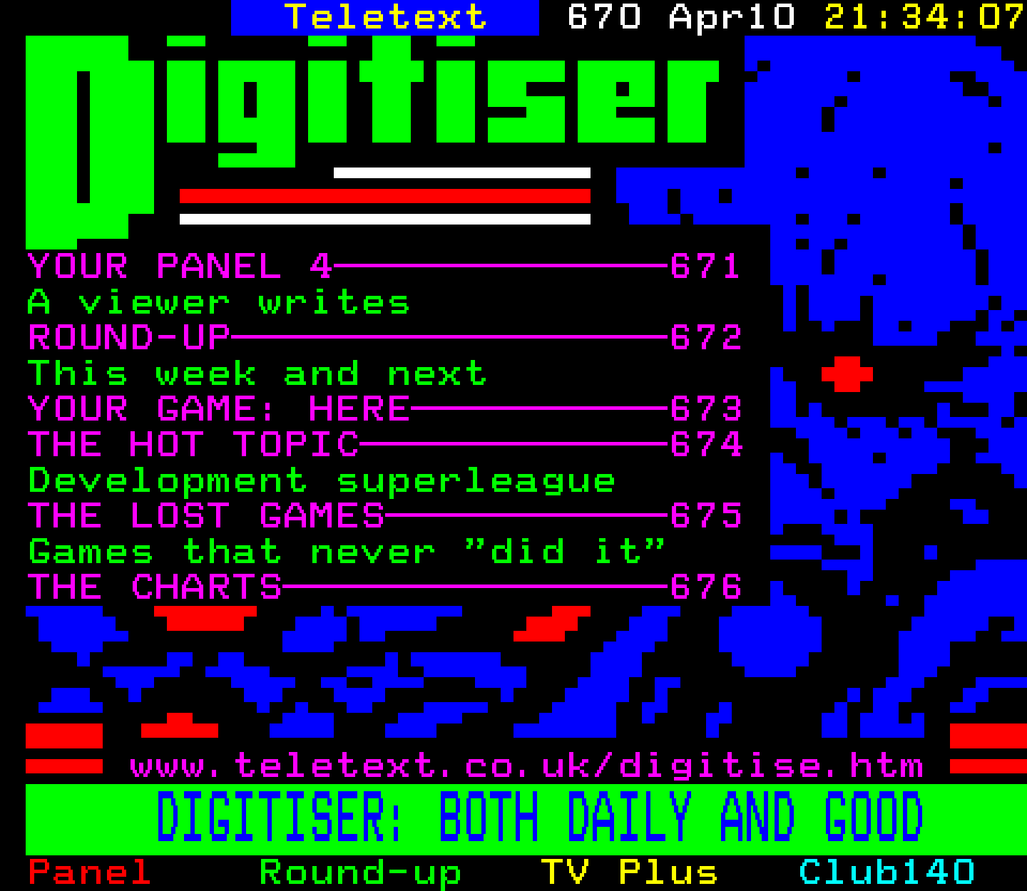 Digitiser, Teletext - 1999