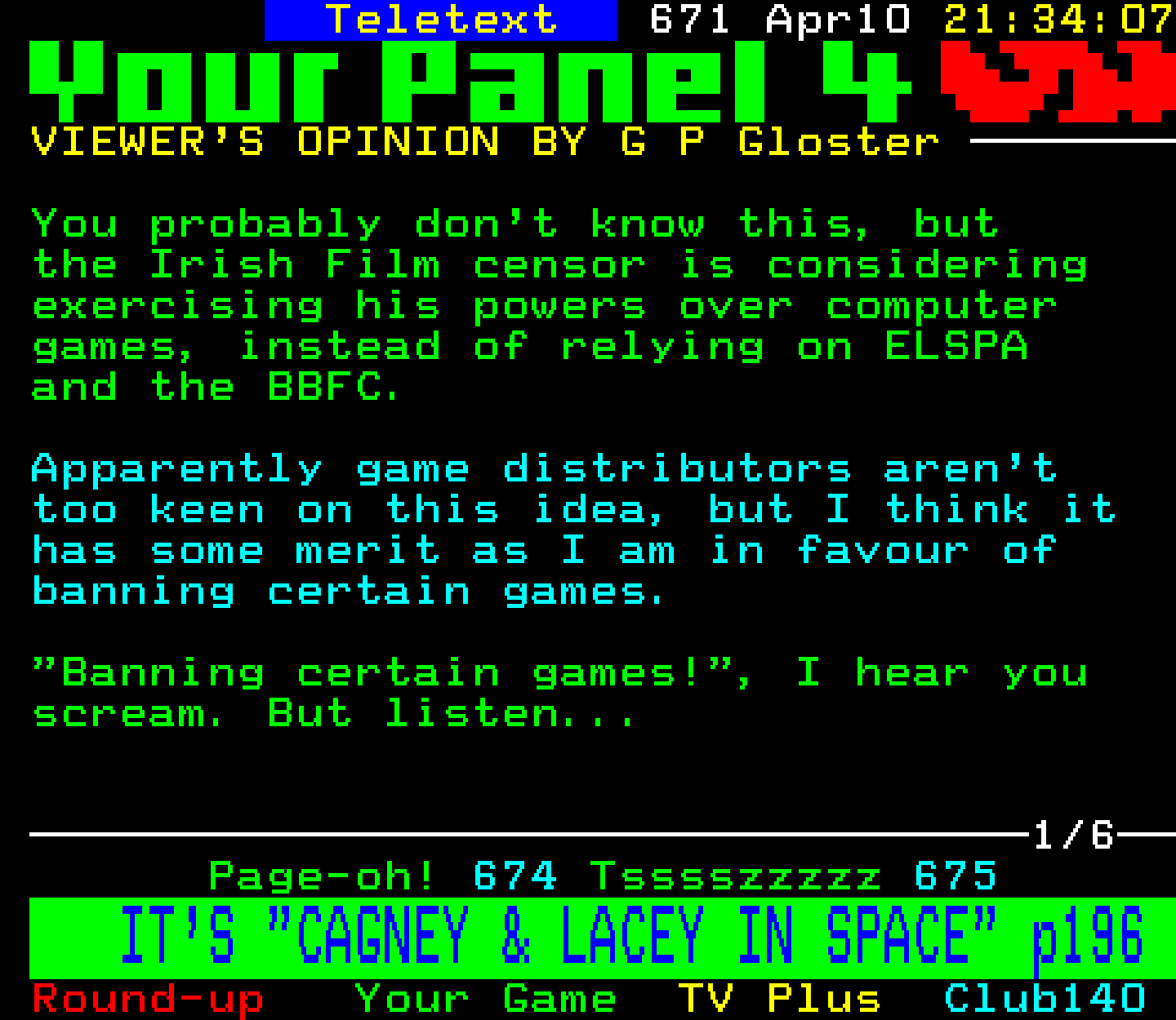 Digitiser, Teletext - 1999