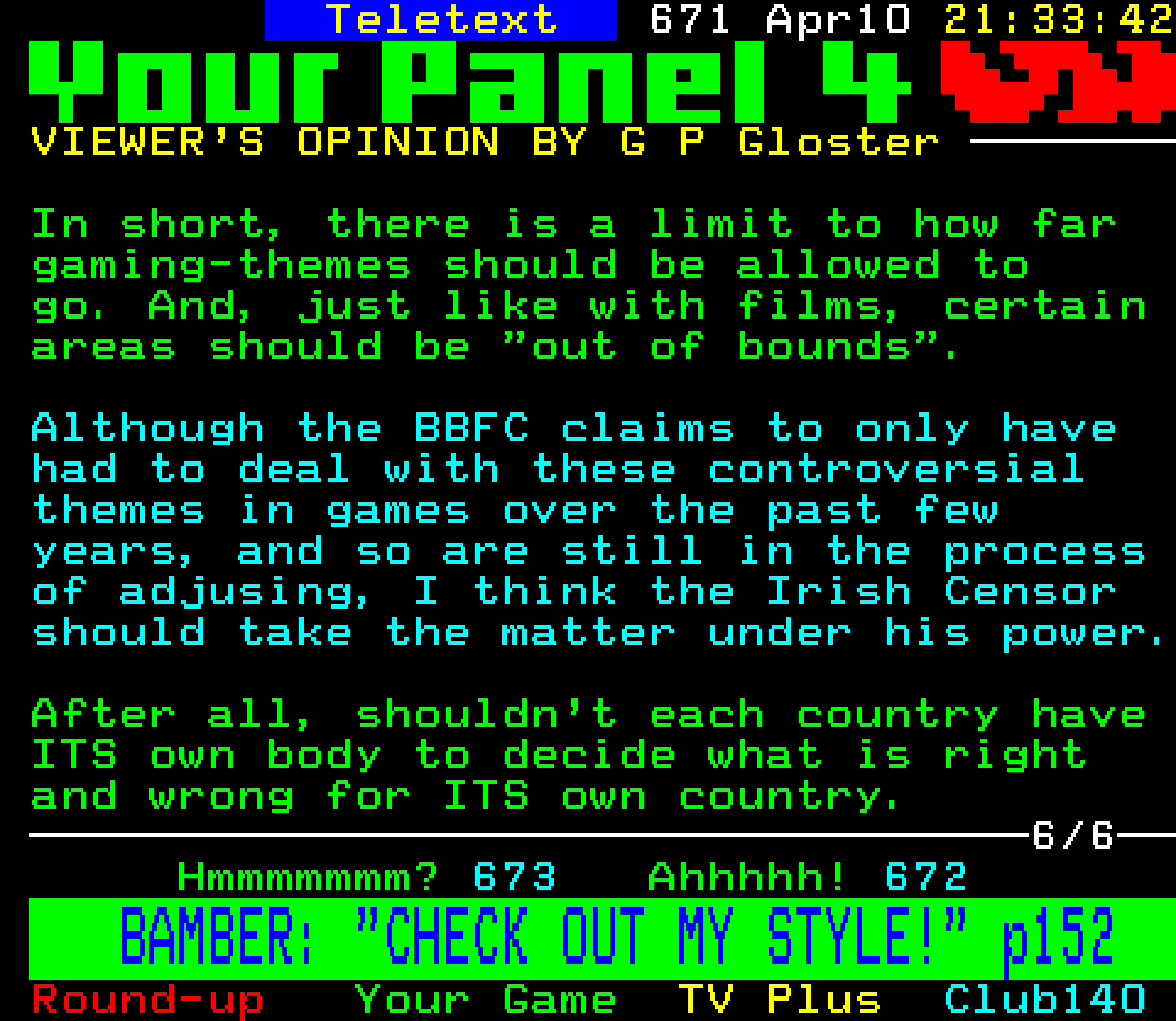 Digitiser, Teletext - 1999