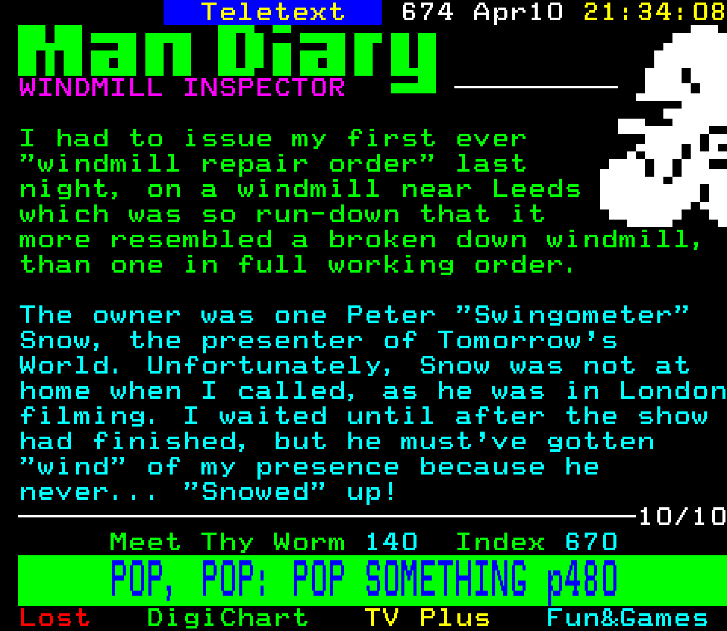 Digitiser, Teletext - 1999