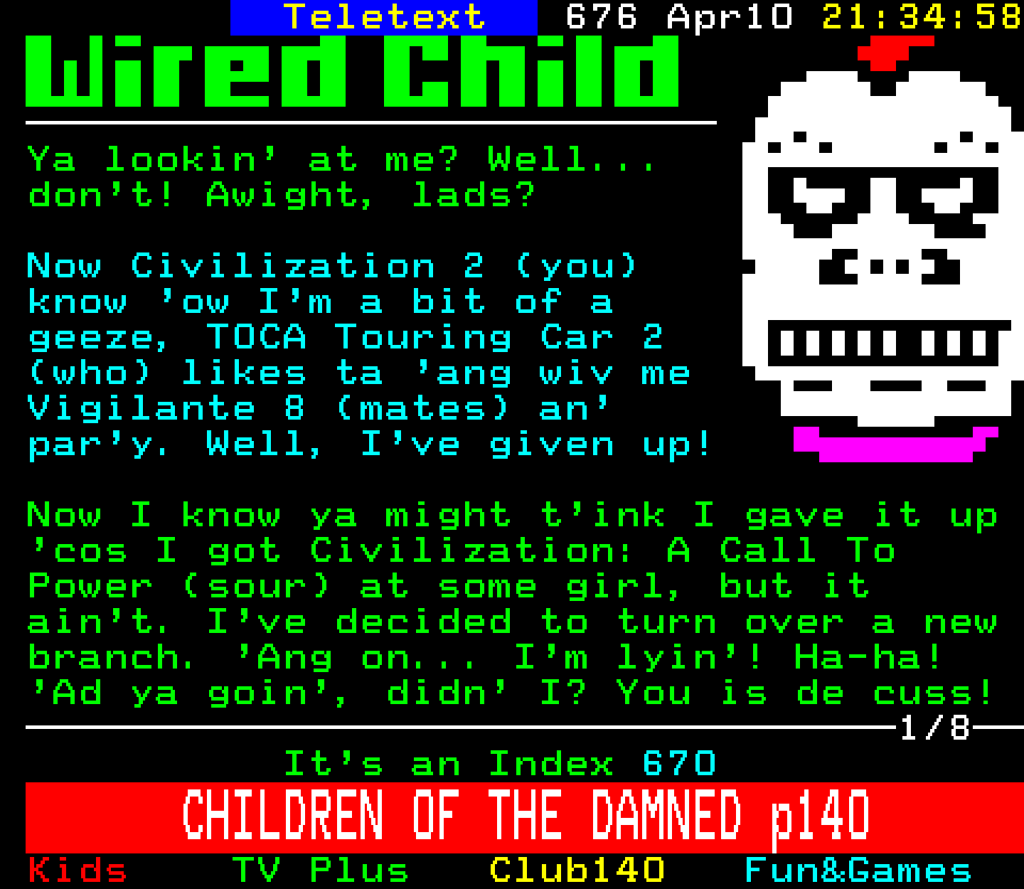 Digitiser, Teletext - 1999