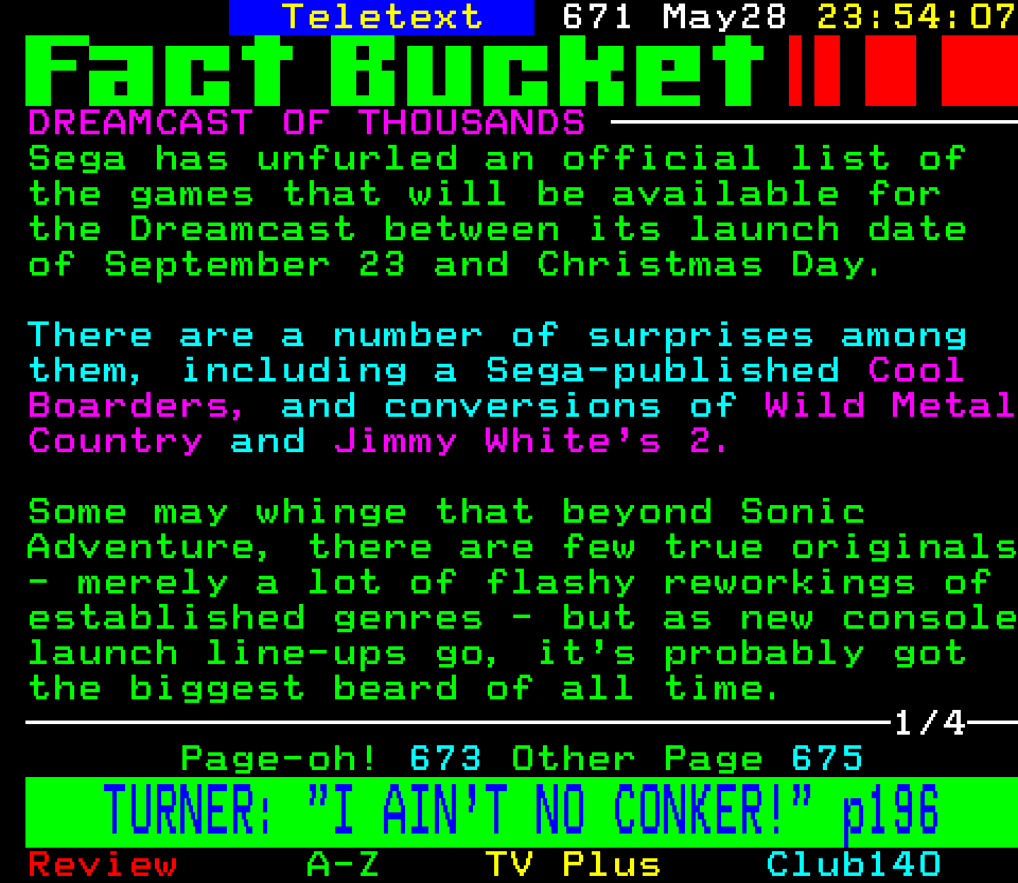 Digitiser, Teletext - 1999