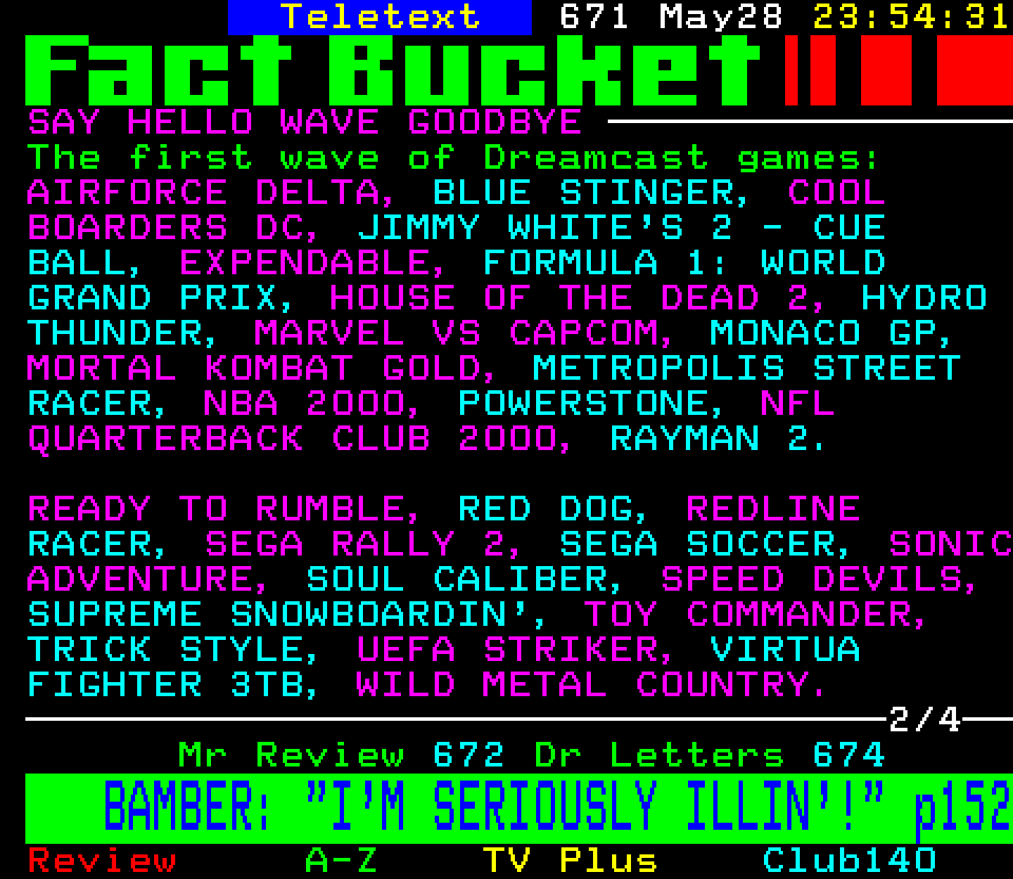 Digitiser, Teletext - 1999