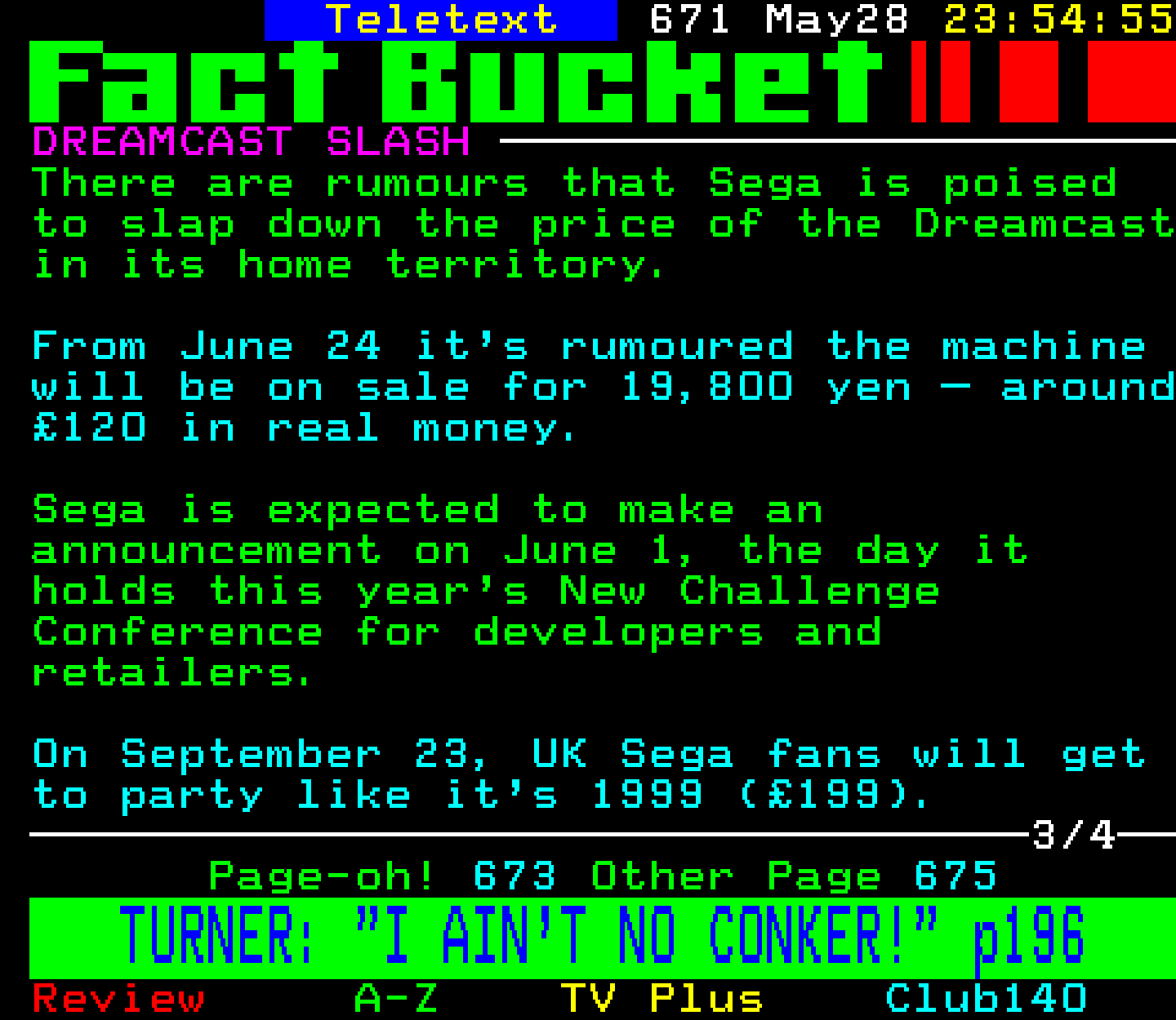 Digitiser, Teletext - 1999