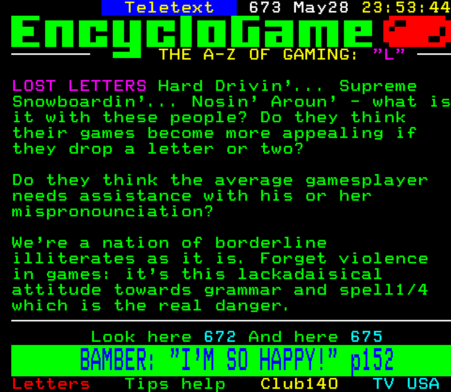 Digitiser, Teletext - 1999