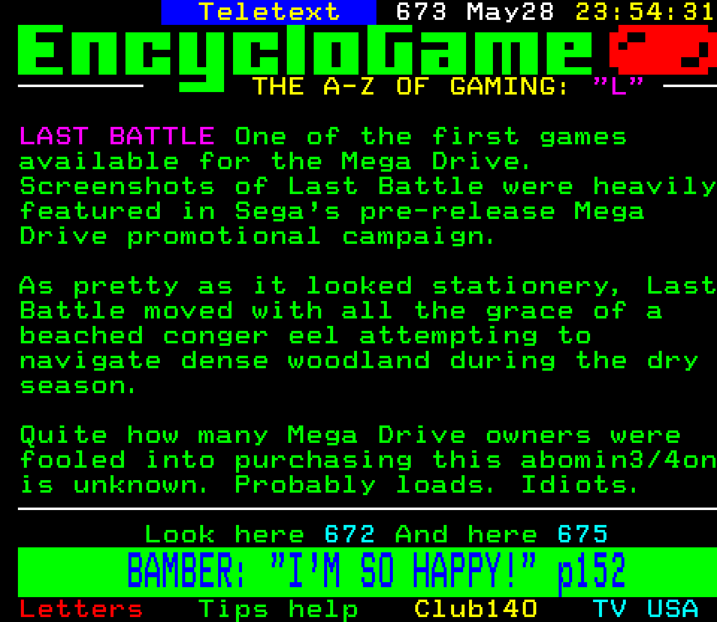Digitiser, Teletext - 1999