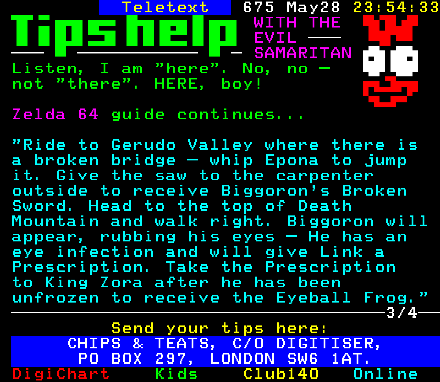 Digitiser, Teletext - 1999