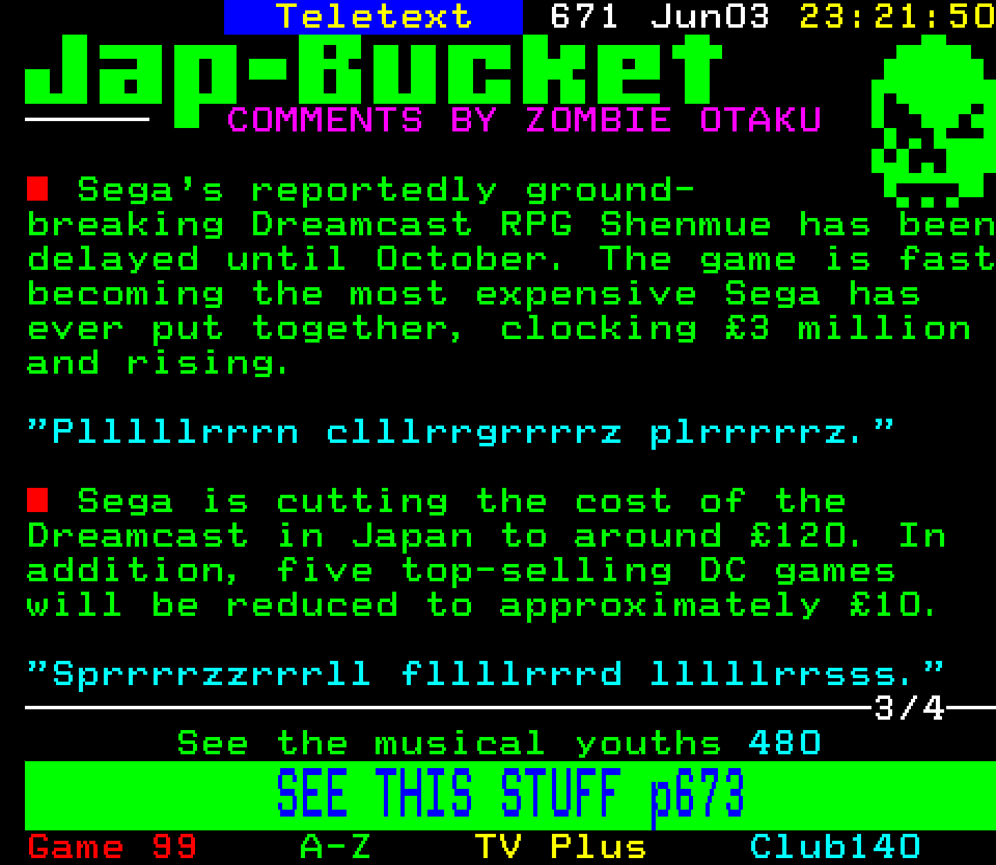 Digitiser, Teletext - 1999