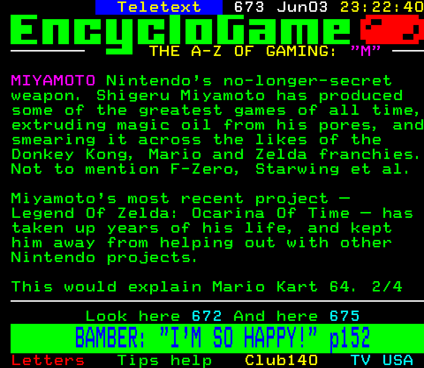 Digitiser, Teletext - 1999