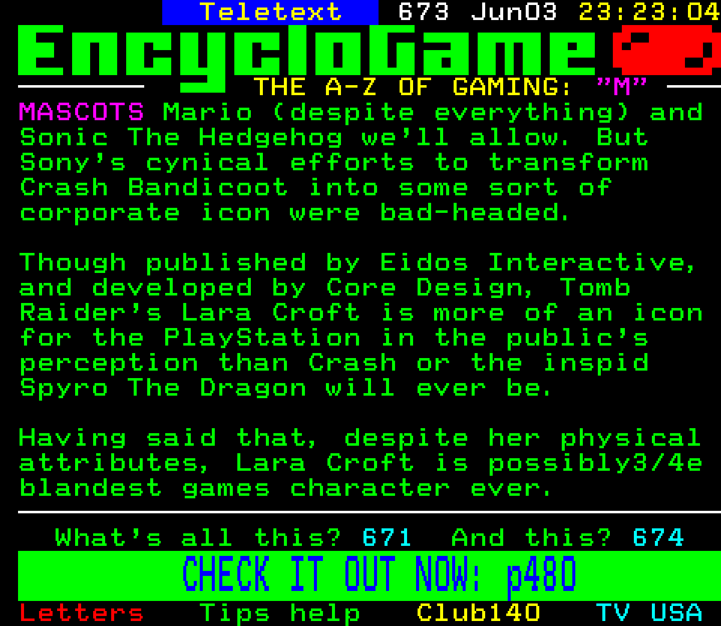 Digitiser, Teletext - 1999