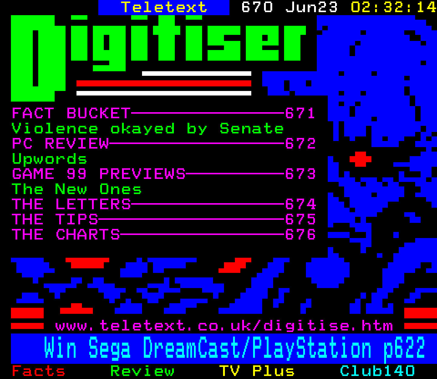 Digitiser, Teletext - 1999