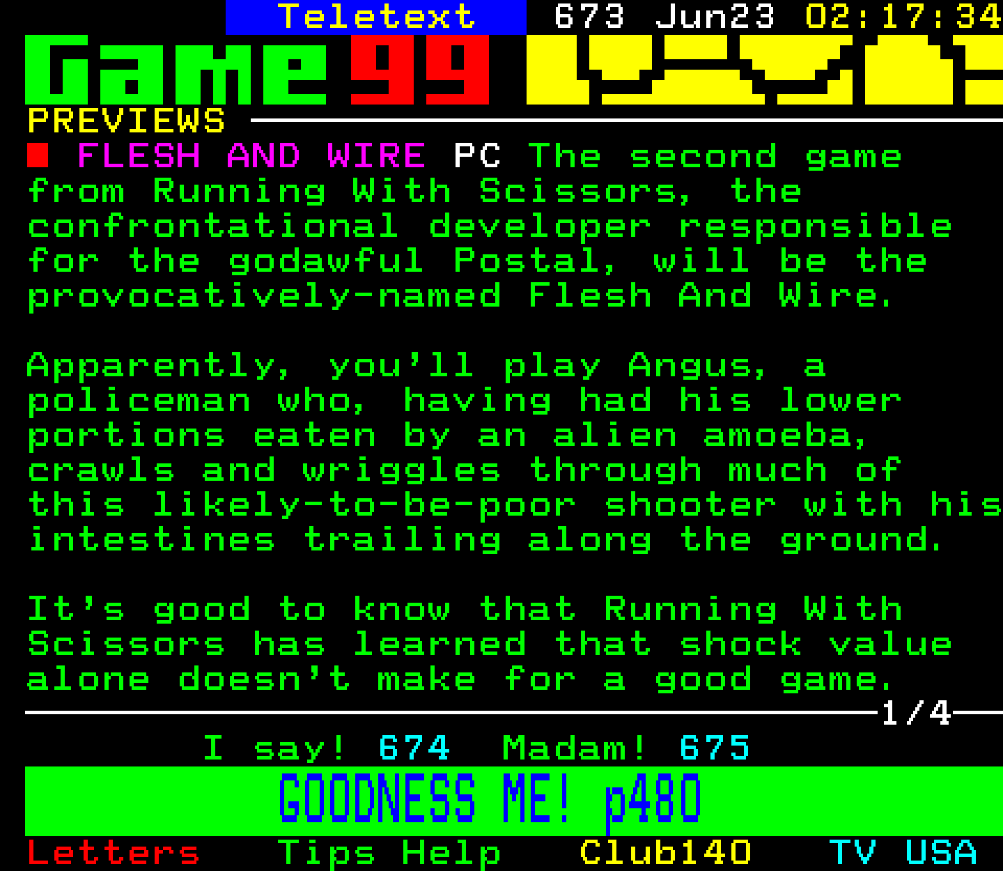 Digitiser, Teletext - 1999