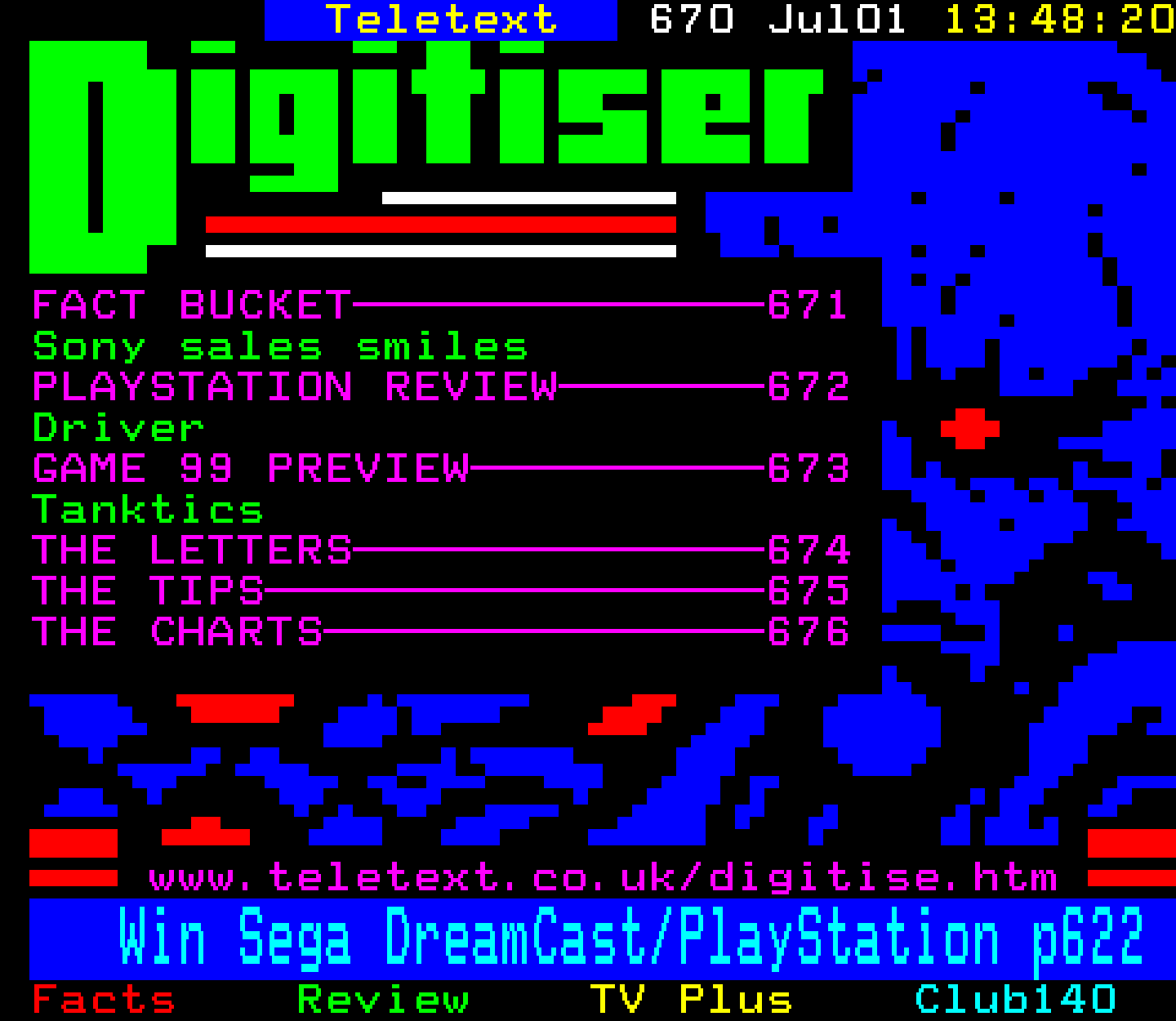 Digitiser, Teletext - 1999